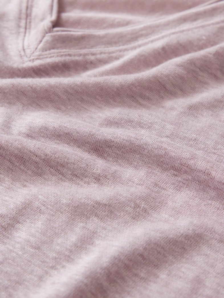 John Varvatos Wooster V-Neck linen tee. Medium Size US M / EU 48-50 / 2 - 6 Thumbnail
