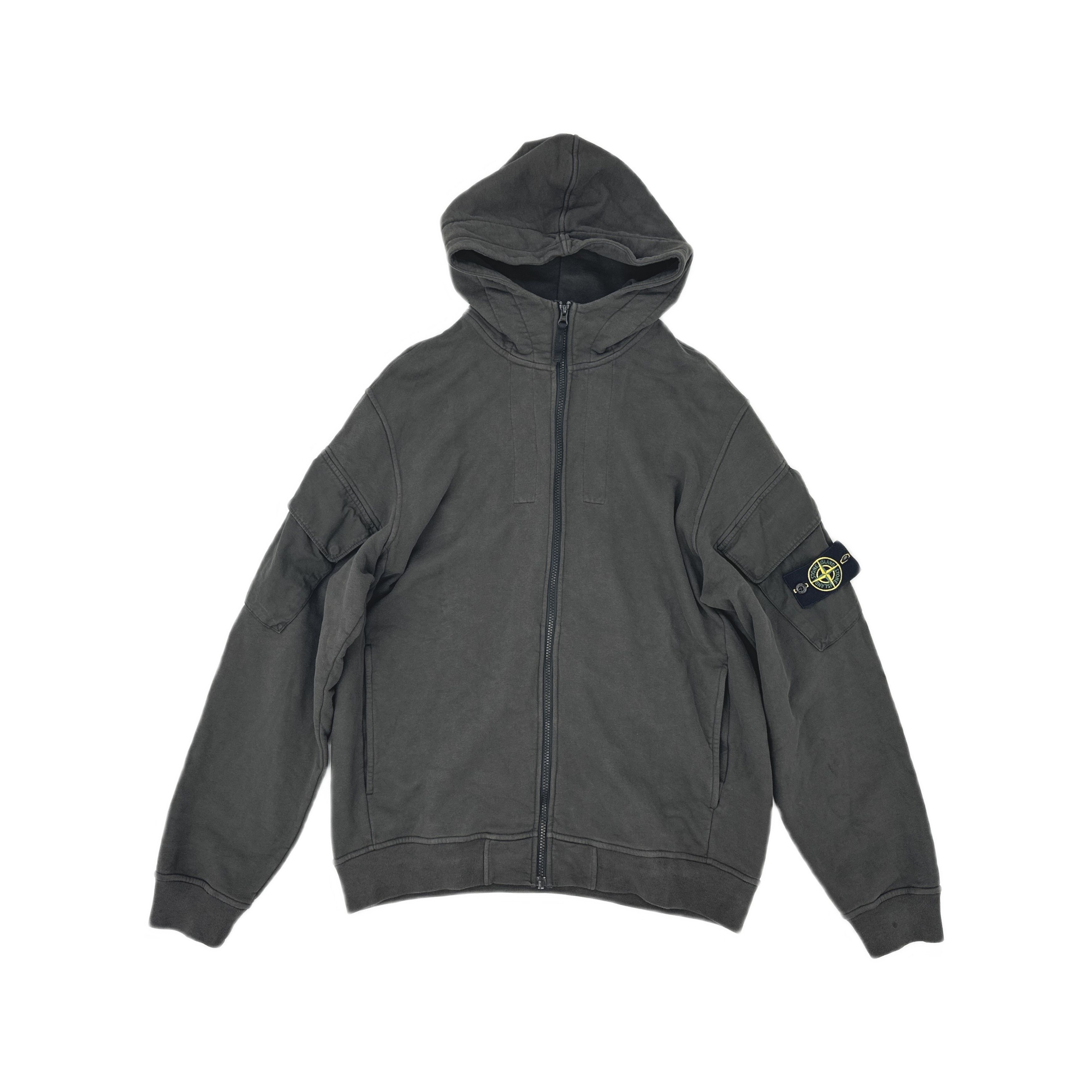 Stone Island Stone Island Zip Up Logo Hoodie Size XL Size US XL / EU 56 / 4 - 1 Thumbnail