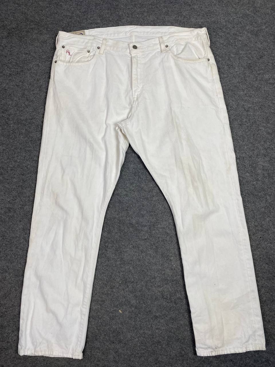 Polo Ralph Lauren vintage polo ralph lauren redline selvedge white denim Size US 44 / EU 60 - 7 Thumbnail