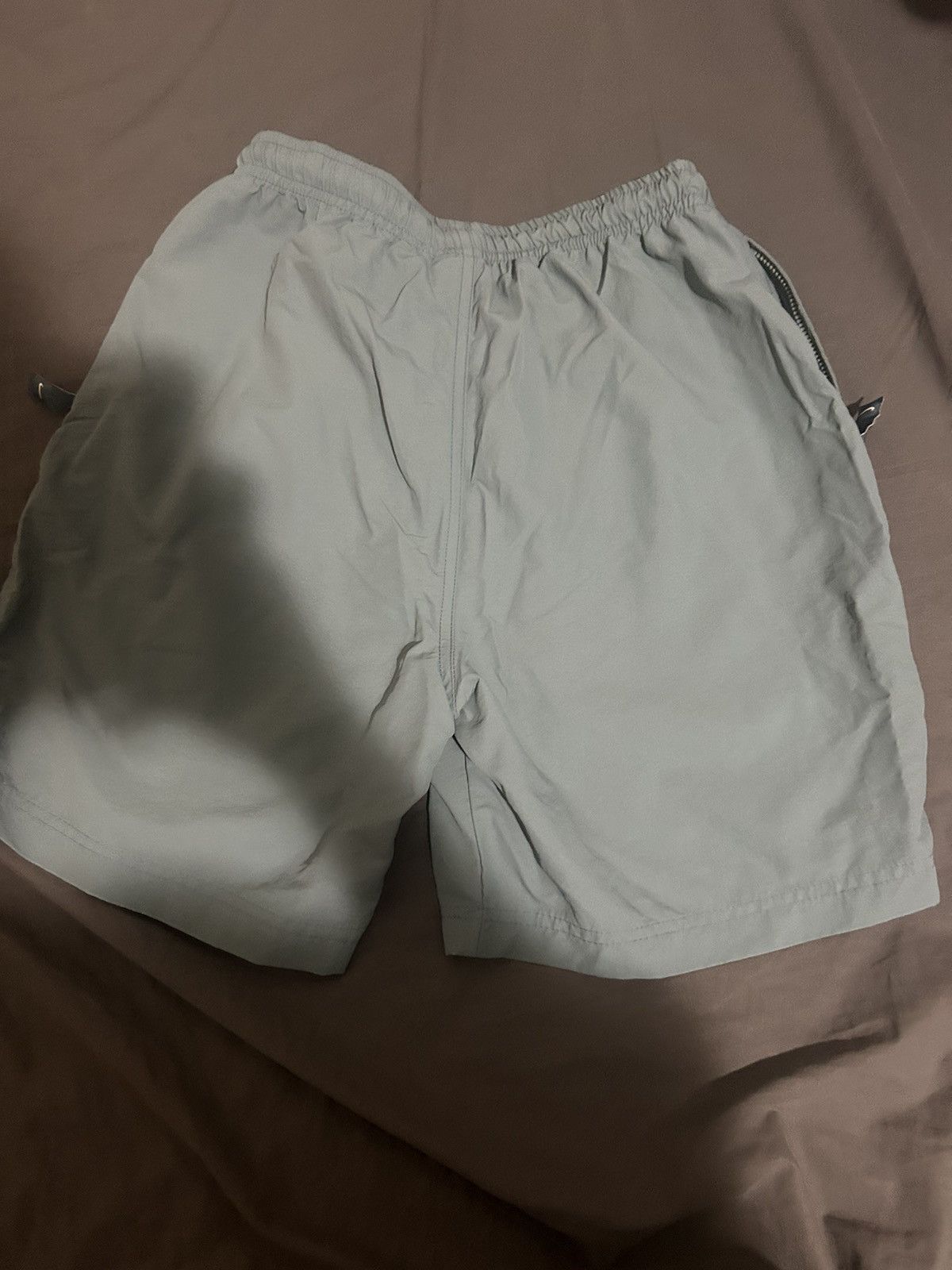 Nike × Vintage Blue Nike Swoosh Shorts Size US 30 / EU 46 - 4 Thumbnail