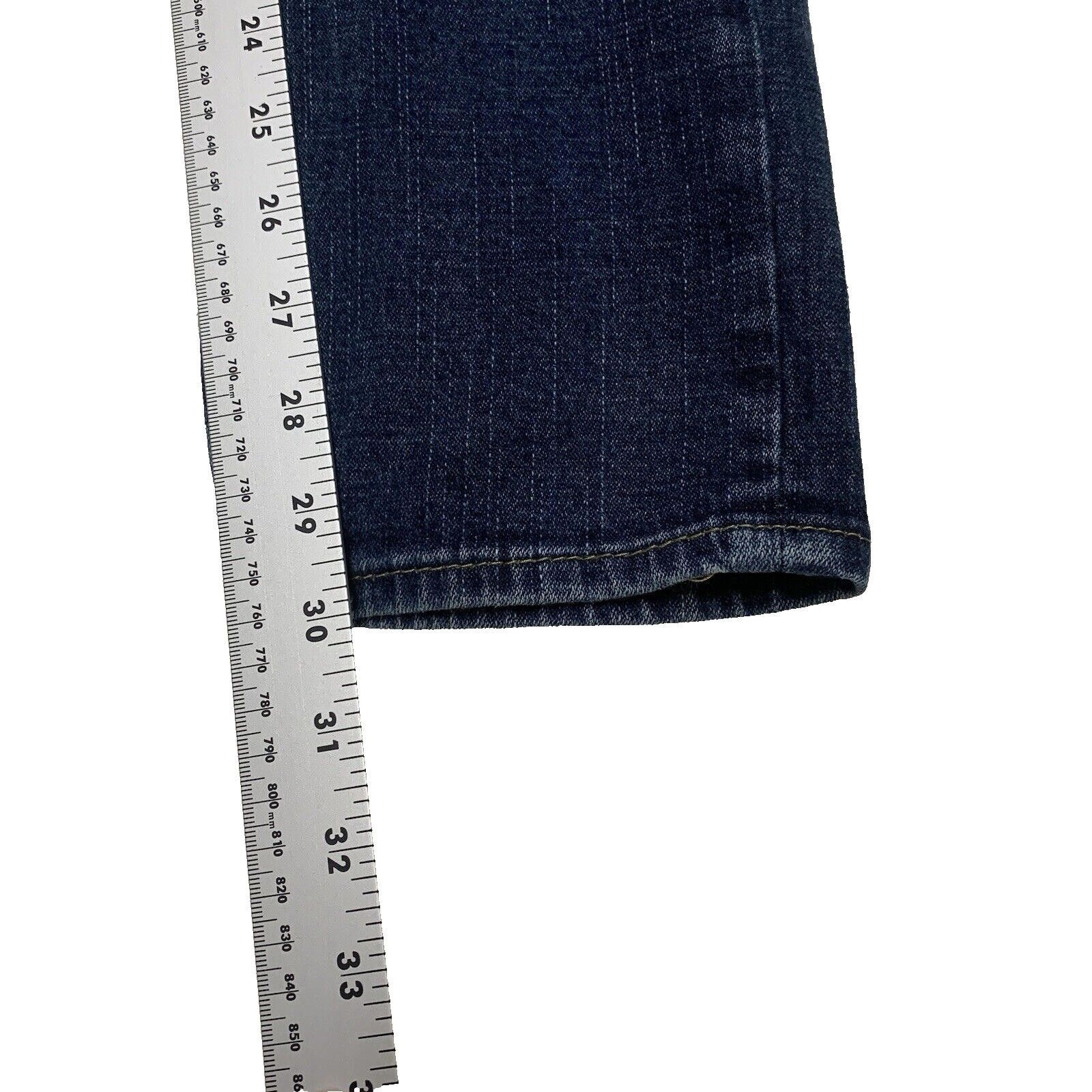 True Religion True Religion Skinny Jeans Women's Sz 29 Blue Back Flap Size 29" - 11 Thumbnail