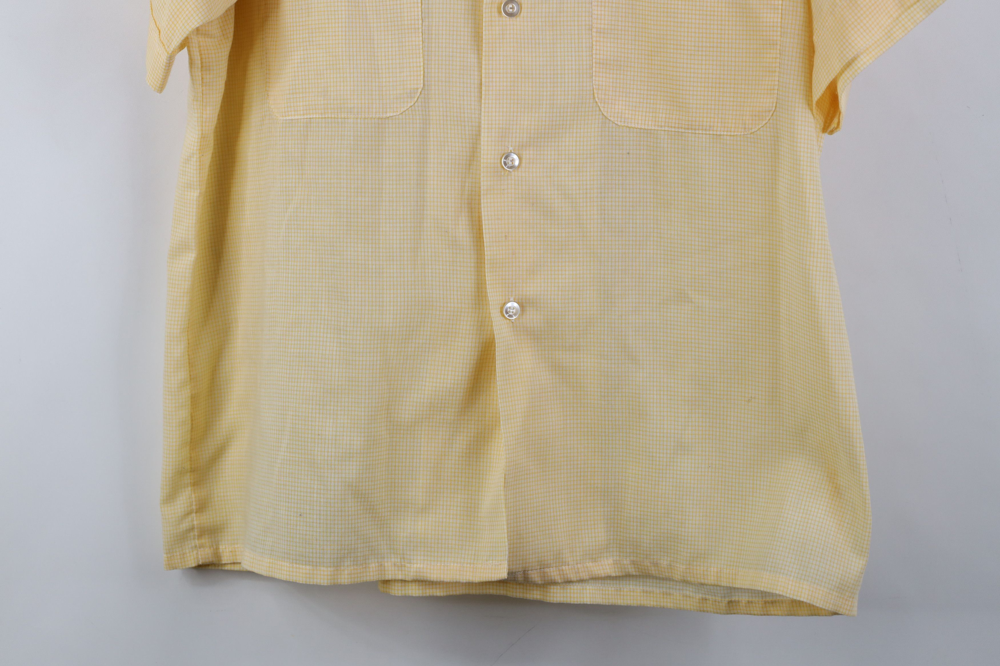 Vintage Vintage 50s 60s Sheer Looped Collar Short Sleeve Shirt Size US M / EU 48-50 / 2 - 3 Thumbnail