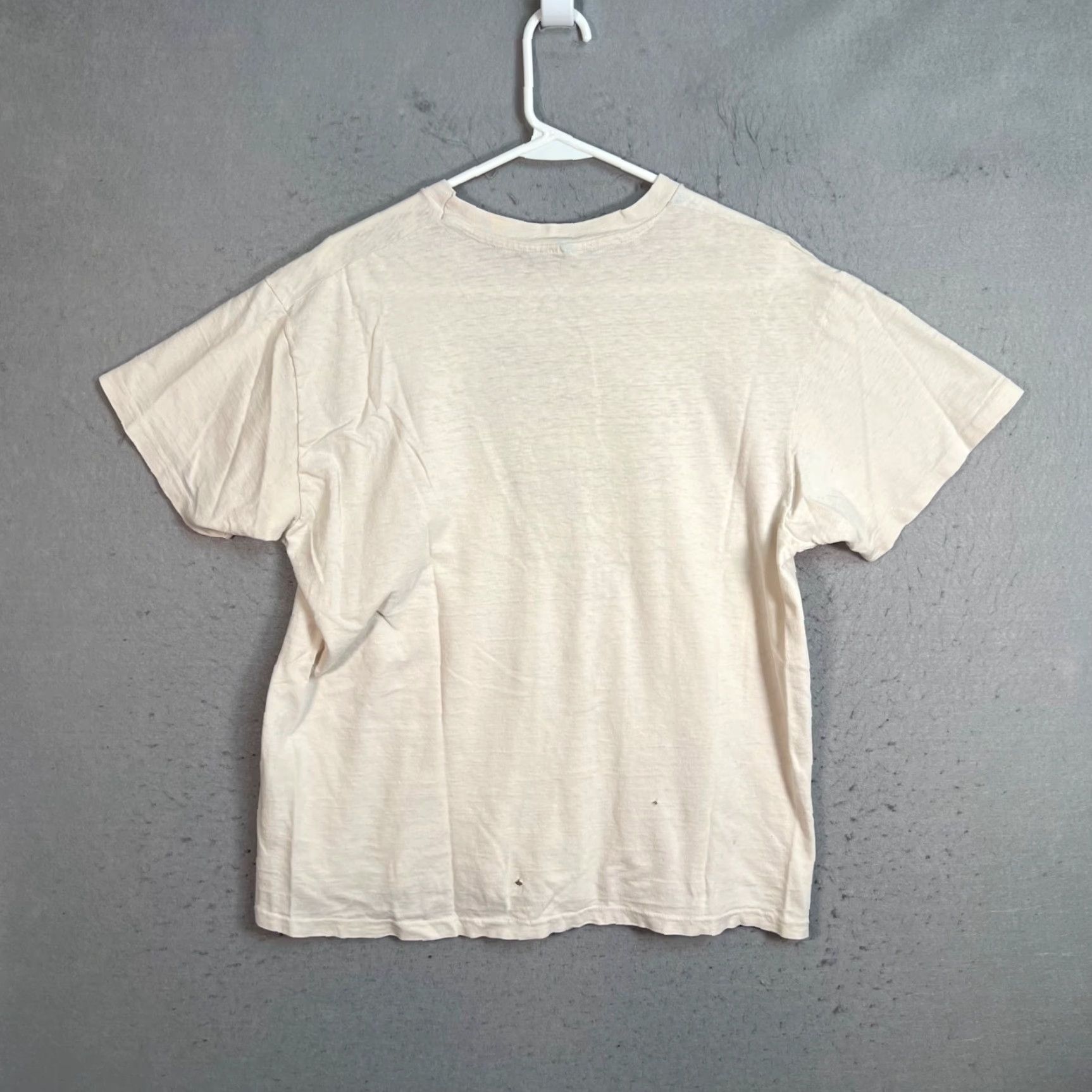 Hanes VINTAGE Hanes Mickey Mouse T-Shirt Mens XL White Cotton Crew Neck Short Sleeve 80s All Seasons USA Size US XL / EU 56 / 4 - 2 Thumbnail