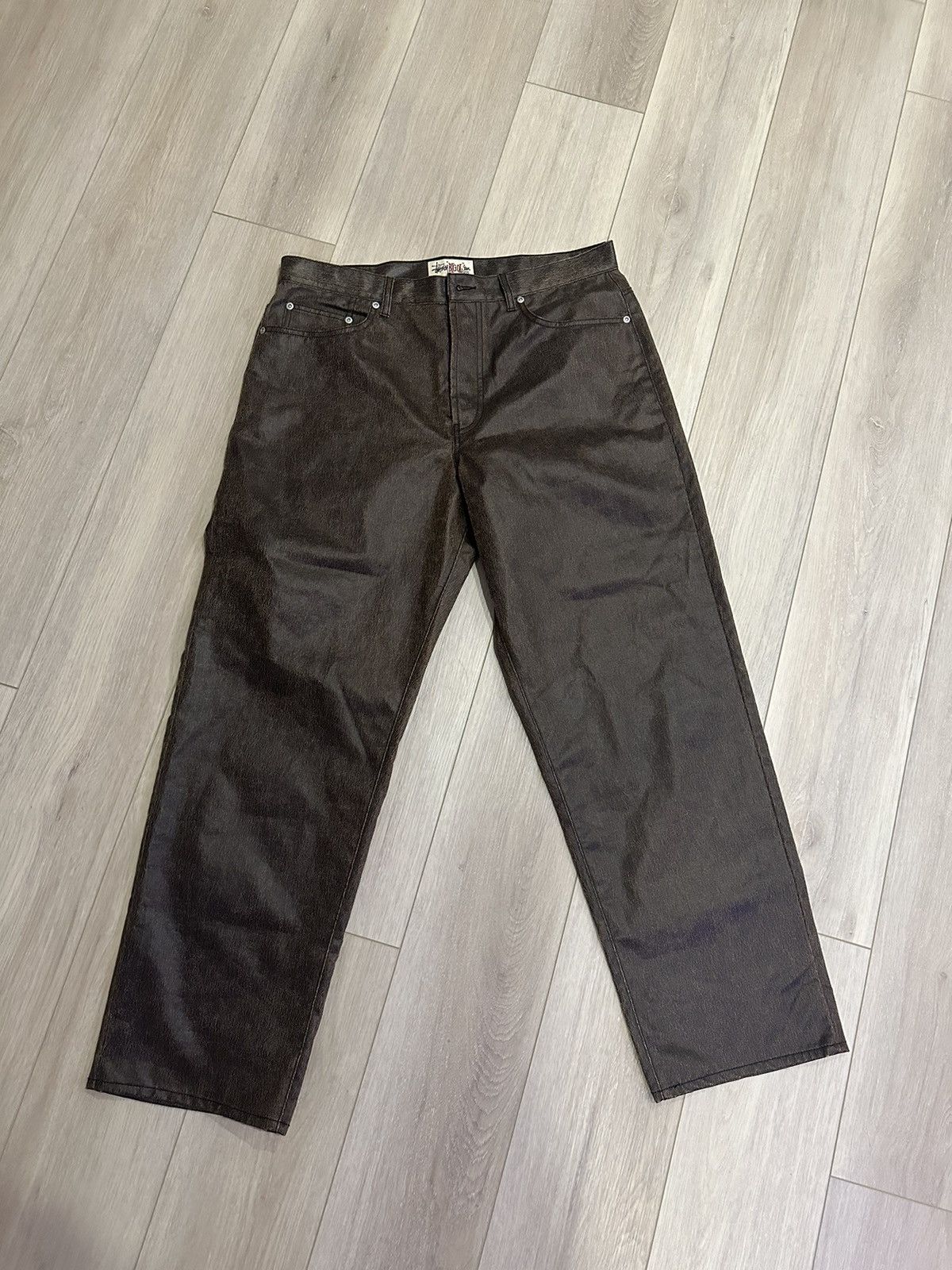 image of Stussy Stüssy Big Ol Jean in Brown, Men's (Size 34)