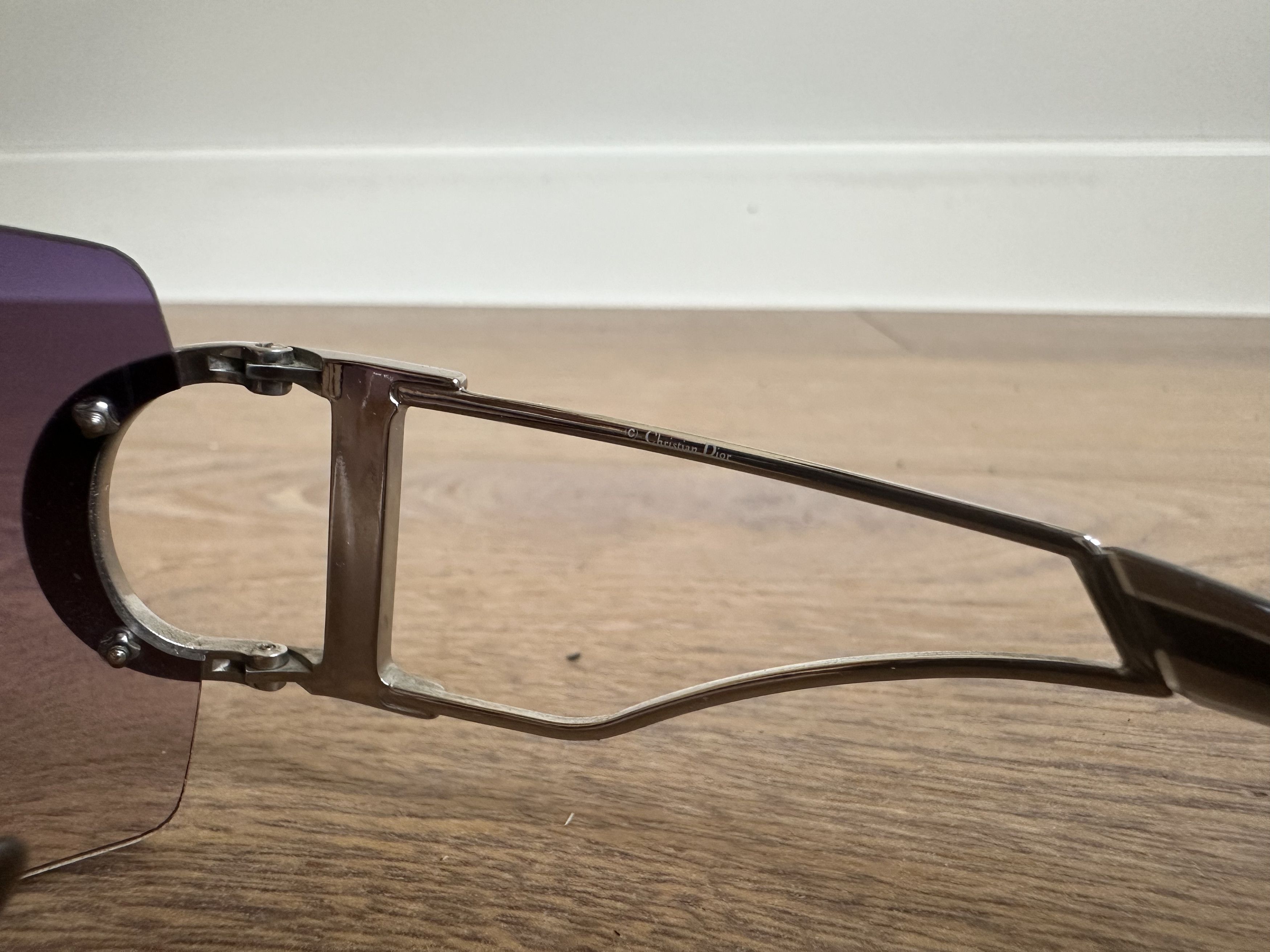 Dior Vintage Christian Dior Diorly 1 Silver Size ONE SIZE - 4 Thumbnail