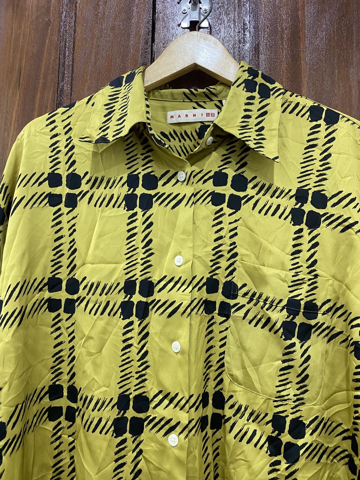 Marni × Uniqlo Uniqlo X Marni Silk Shirt AA0120 Size US L / EU 52-54 / 3 - 3 Thumbnail