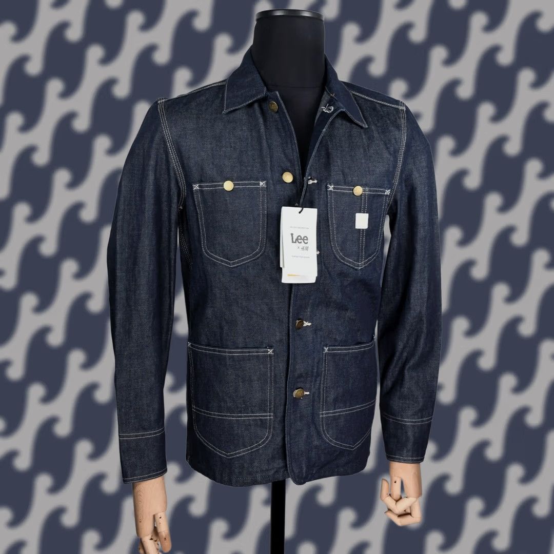 Lee Lee x H&M Denim Jacket XS Mens Blue 80%Cotton 20%True Hemp Casual Denim Jacket XS Mens Lee x H&M Size US XS / EU 42 / 0 - 1 Thumbnail