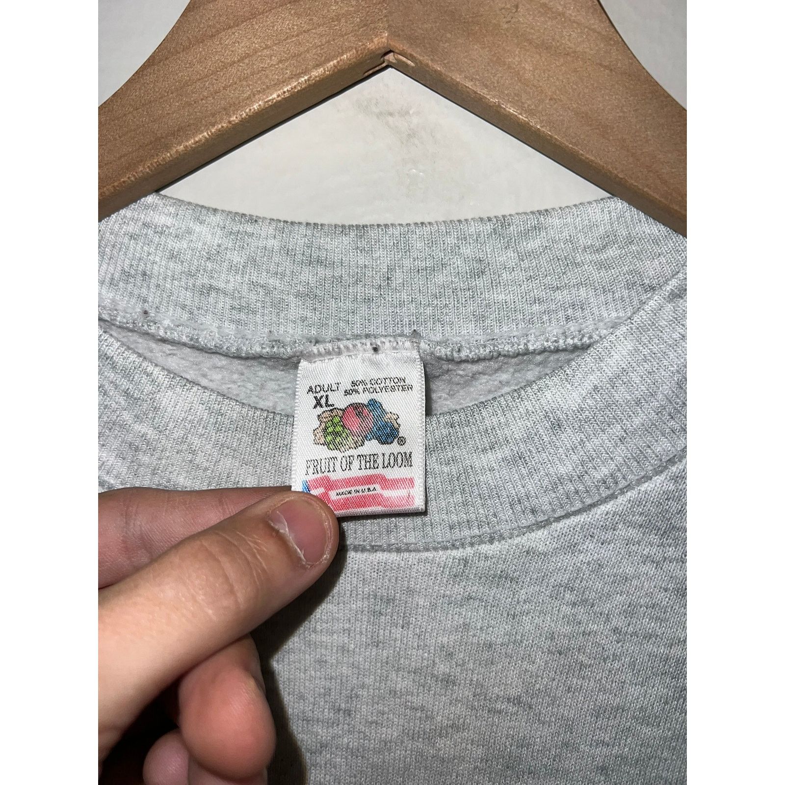 Fruit Of The Loom Vintage Cherry Creek Sweatshirt Baseball Crewneck XL 90s Size US XL / EU 56 / 4 - 5 Thumbnail