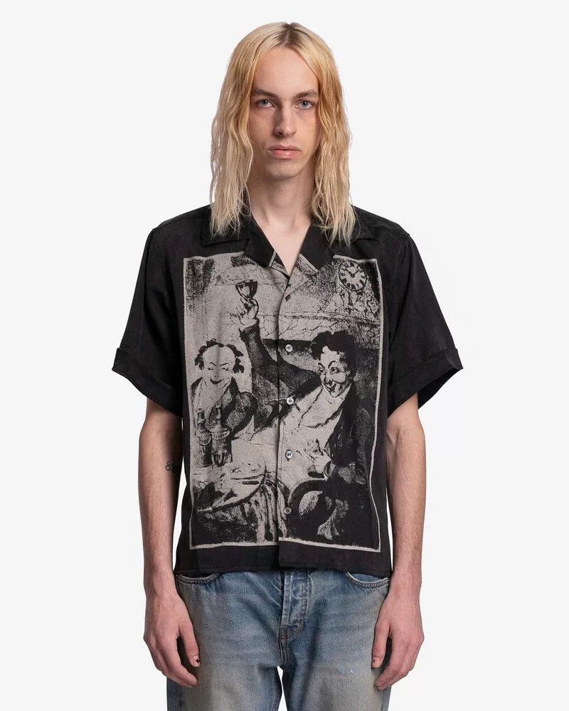 Enfants Riches Deprimes black and white graphic short sleeve shirt Size US S / EU 44-46 / 1 - 1 Thumbnail