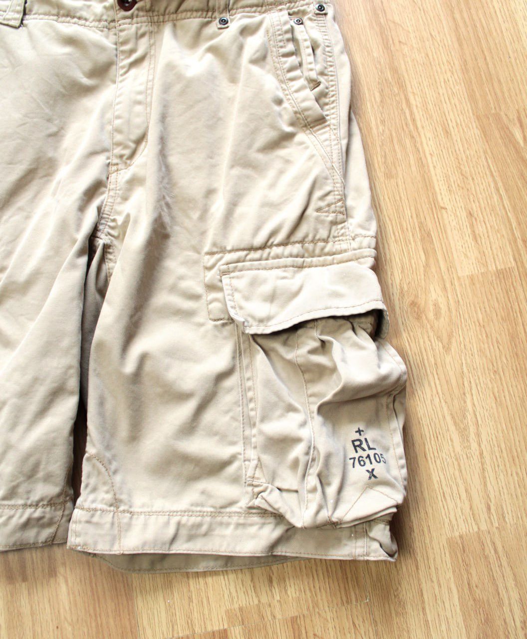 Polo Ralph Lauren 🔥 Polo Ralph Lauren Cargo Shorts Vintage Pockets Y2K Chief Size US 32 / EU 48 - 2 Thumbnail
