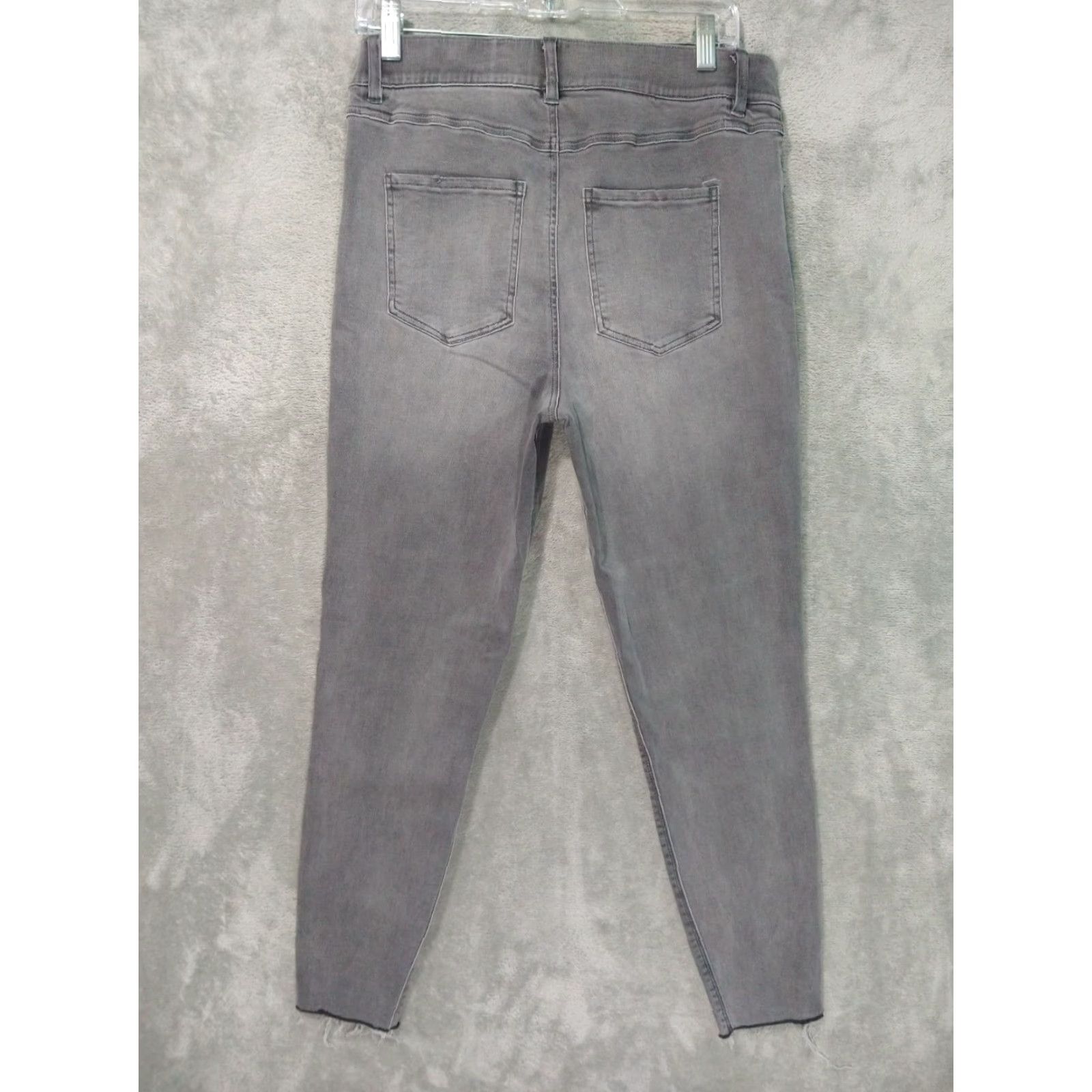 Spanx Spanx Jeans Women XL Black Denim Skinny Distressed Jegging Ankle Pull On Size 40" / US 18 - 2 Thumbnail