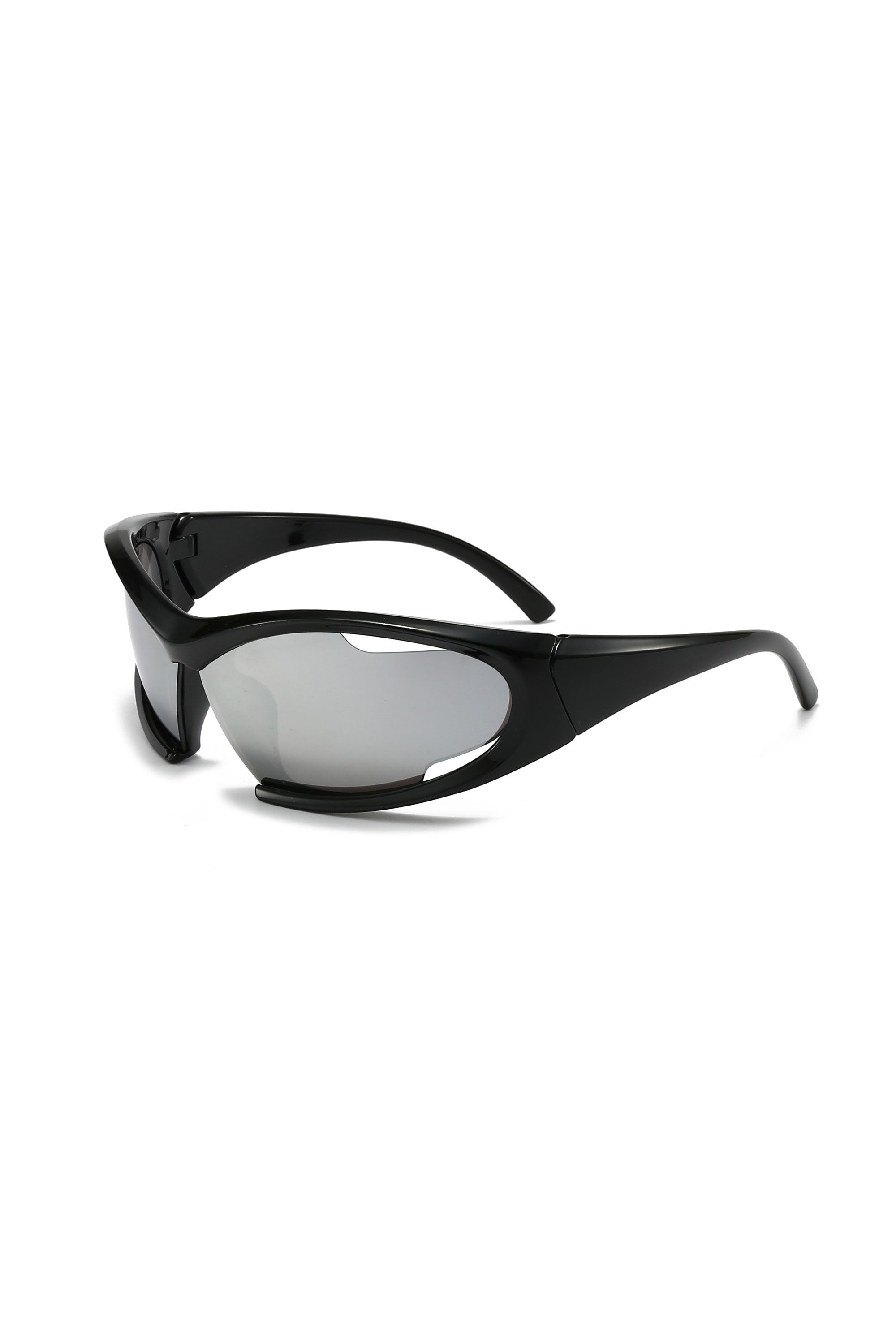 Japanese Brand Y2k Avant Garde Futuristic Black Sunglasses Unisex OS Size ONE SIZE - 1 Thumbnail