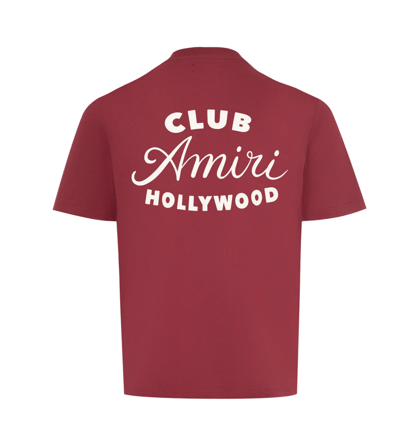 Amiri o1h1sh11225 Club Amiri Tee in Red Size US XS / EU 42 / 0 - 2 Thumbnail