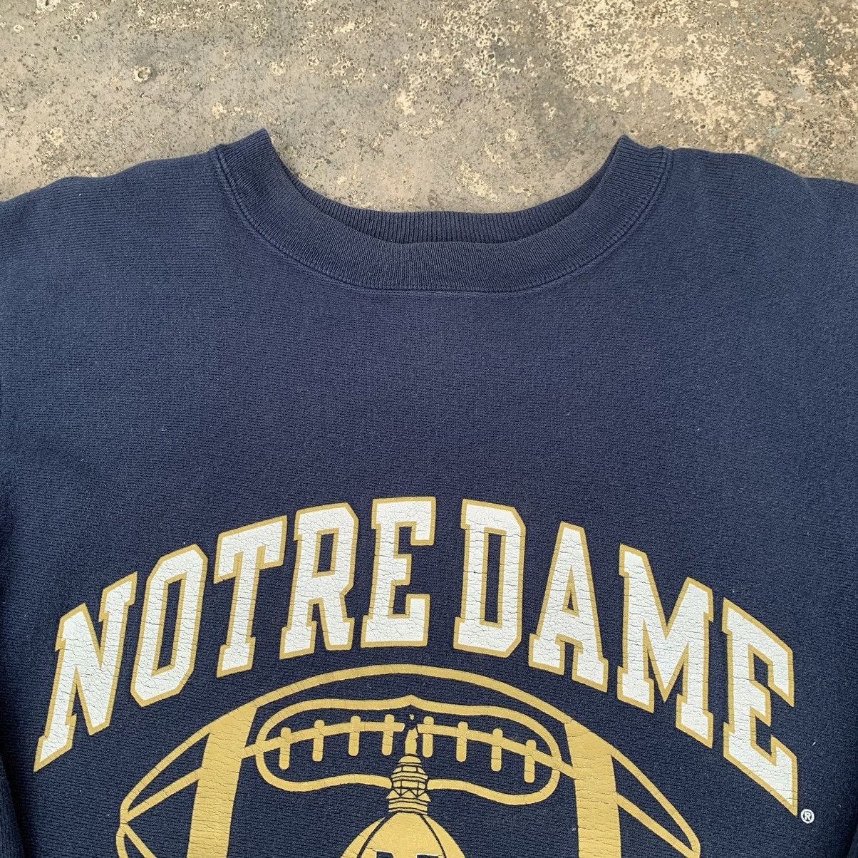 Champion Vintage 90s Champion Reverse Weave Notre Dame Football Size US M / EU 48-50 / 2 - 5 Thumbnail
