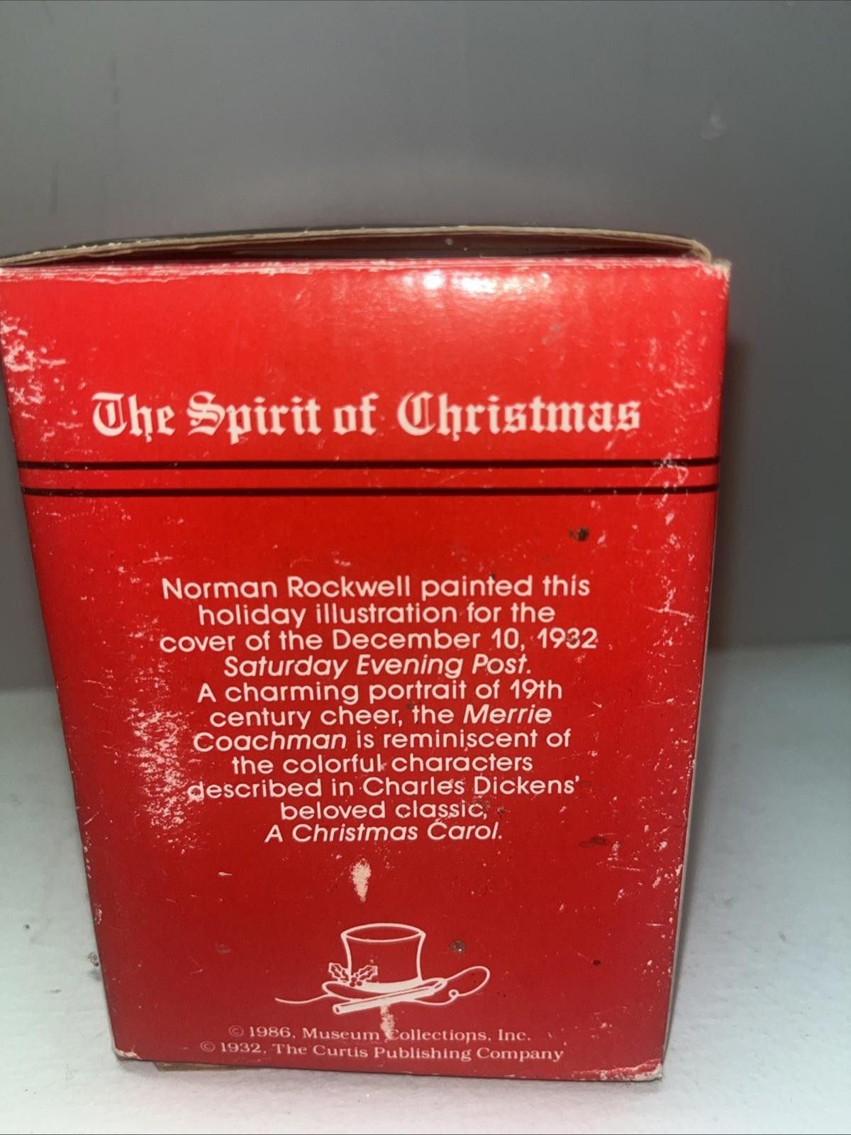 Other Vtg The Saturday Evening Post Coffee Mug Tea 1986 Christmas Size ONE SIZE - 2 Thumbnail