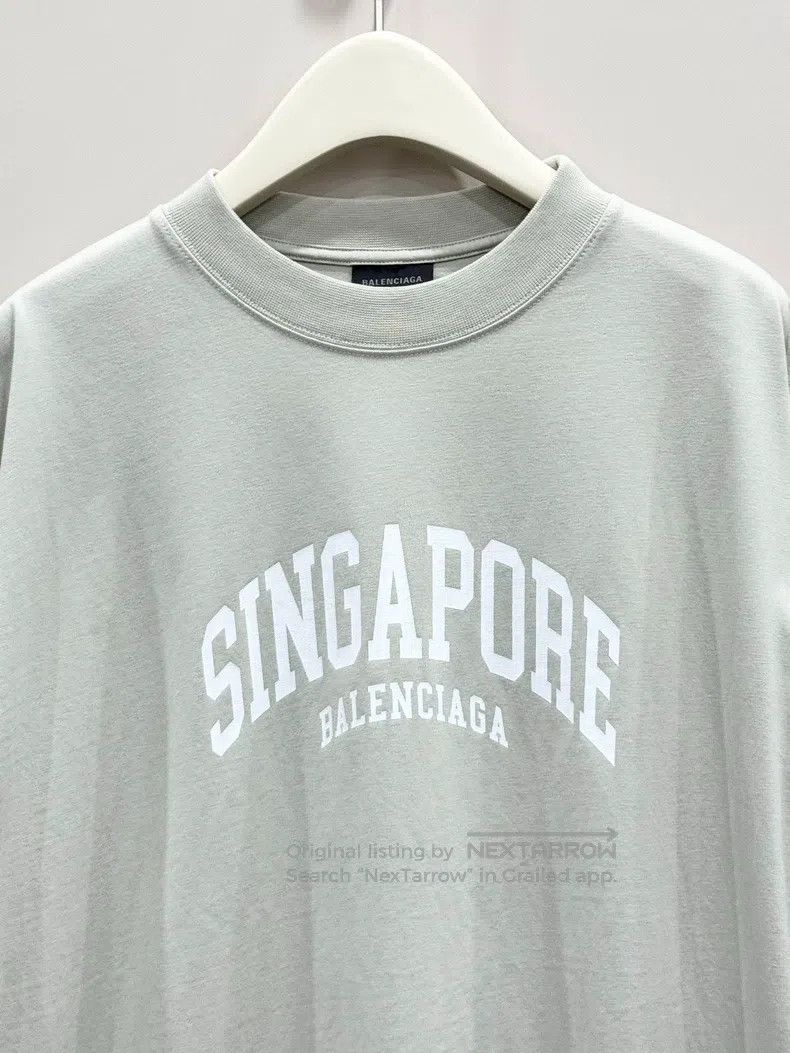Balenciaga Balenciaga Singapore limited print short-sleeved shirt Size US M / EU 48-50 / 2 - 3 Thumbnail