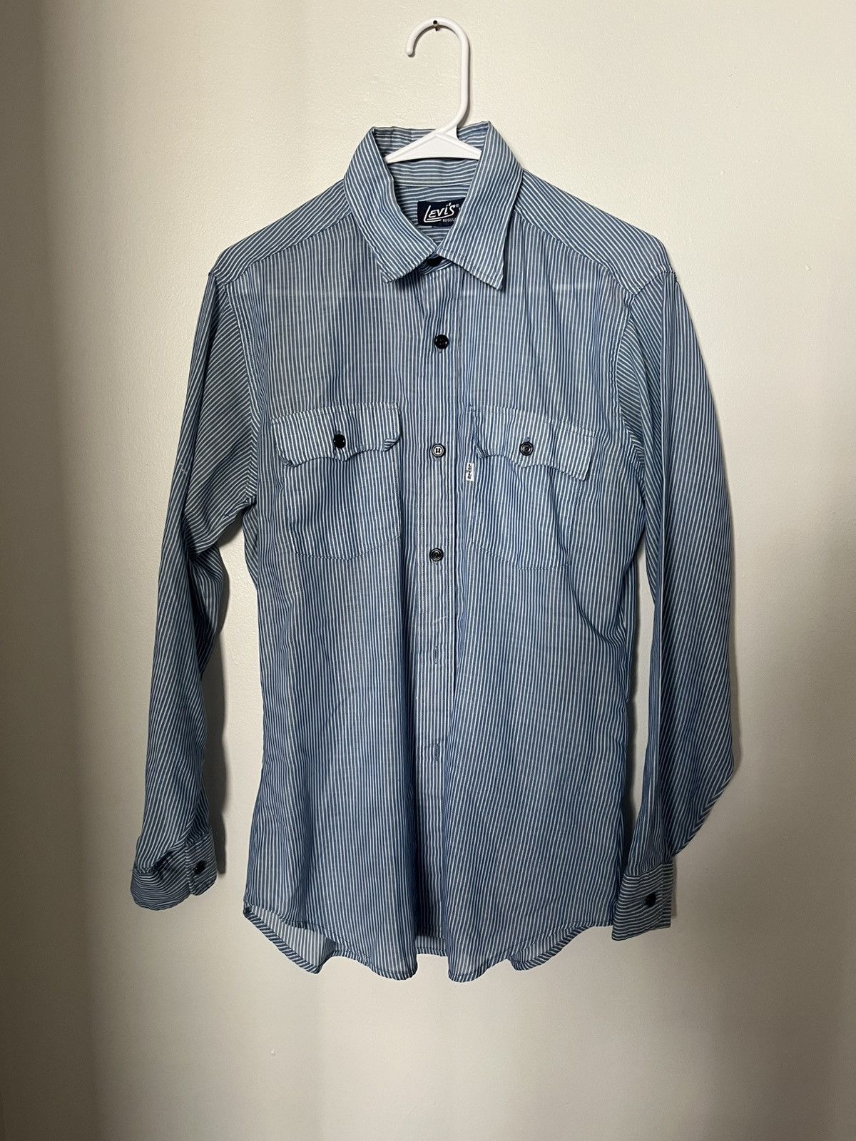 Levi's × Levi's Vintage Clothing Levi’s Vintage Longsleeve Pinstripe Dress Shirt Size US M / EU 48-50 / 2 - 1 Thumbnail