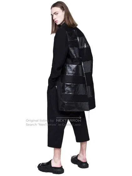 Rick Owens Rick Owens Black Long Coat with Fringes. Size US S / EU 44-46 / 1 - 9 Thumbnail