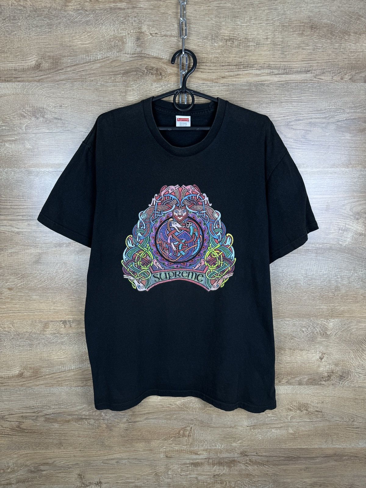 Streetwear Supreme Vintage Mens Vintage Supreme Knot T shirt ss19 black tee Grailed