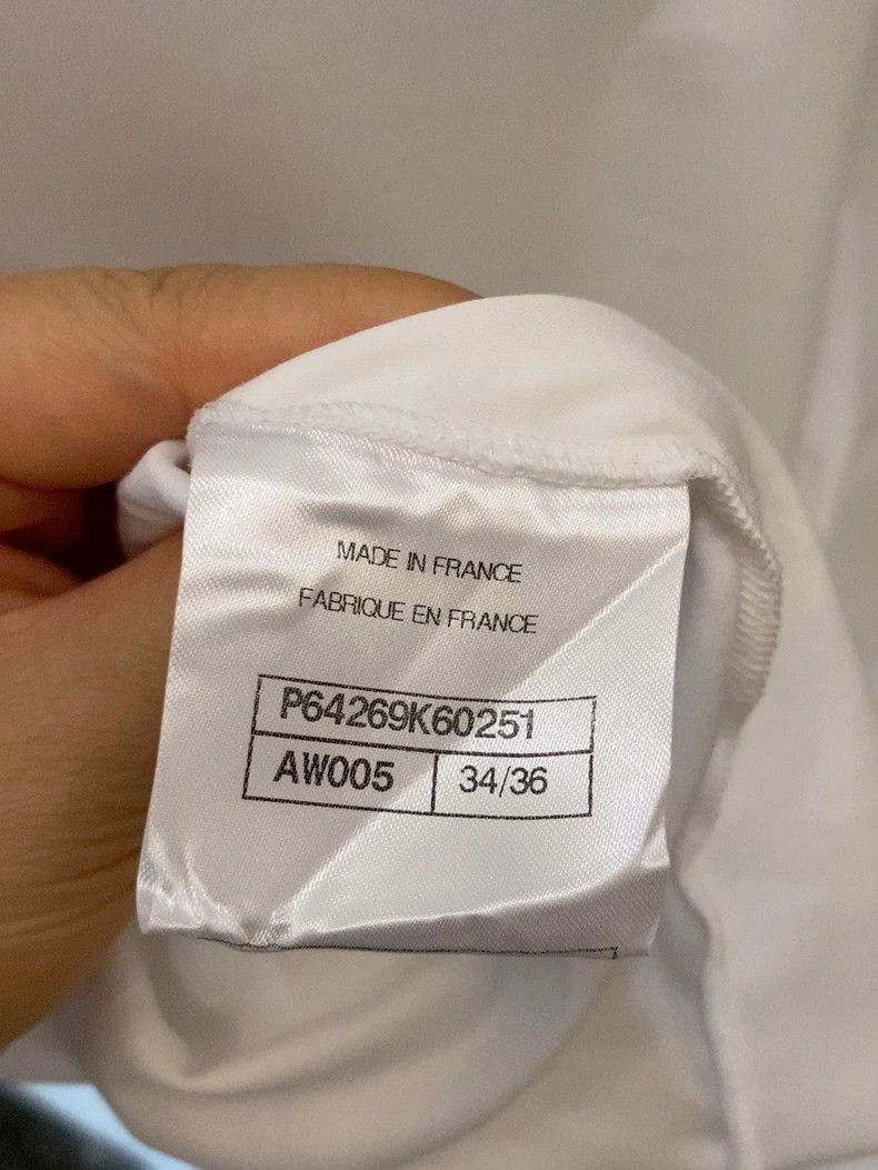 Chanel Classic White TShirt with Rhinestone Detail -2505 Size US M / EU 48-50 / 2 - 4 Thumbnail