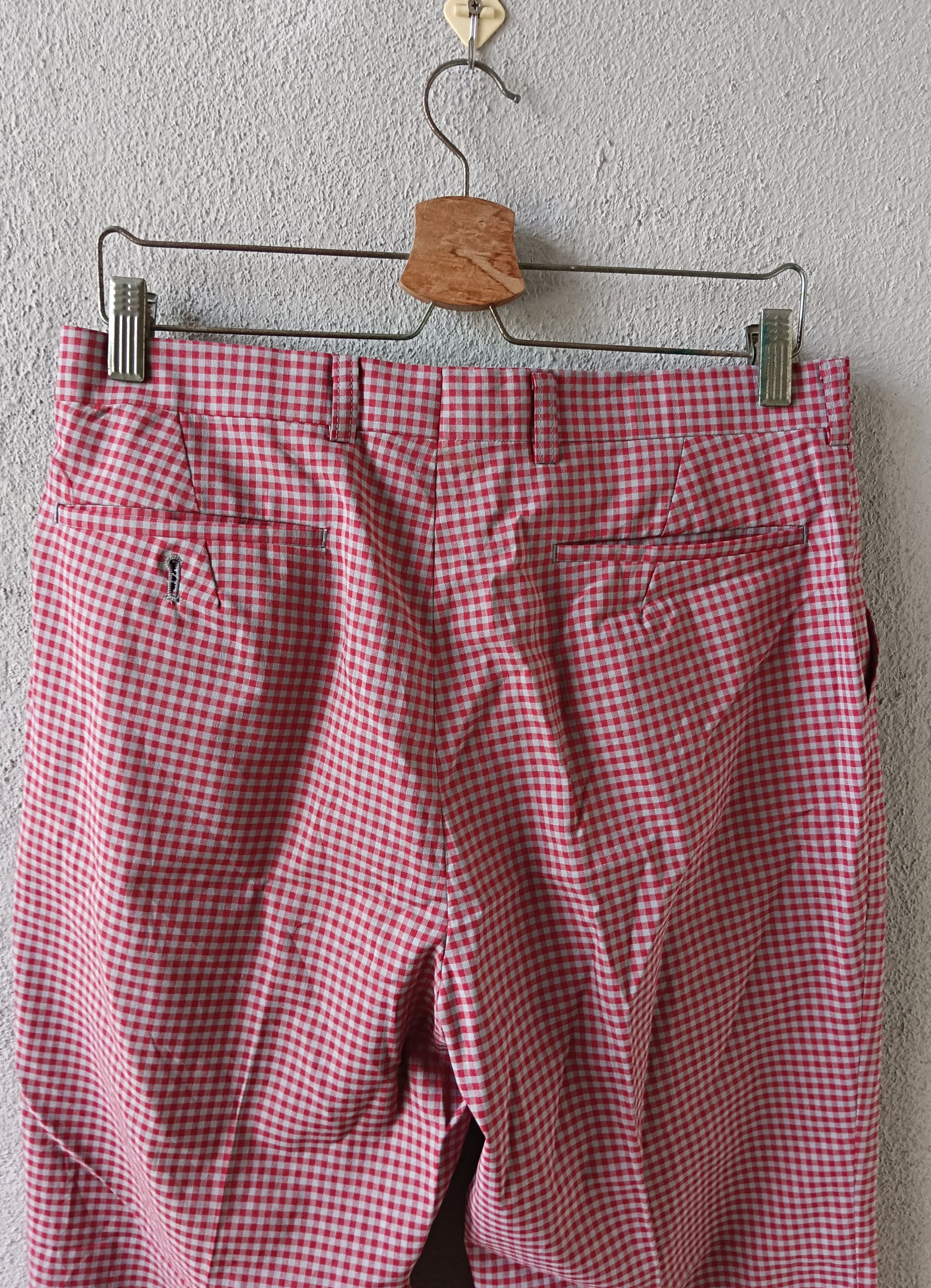 Grand Slam × Japanese Brand × Vintage Nos Grand Slam Mungsingwear Vintage Checkered Slack Size US 31 - 3 Thumbnail