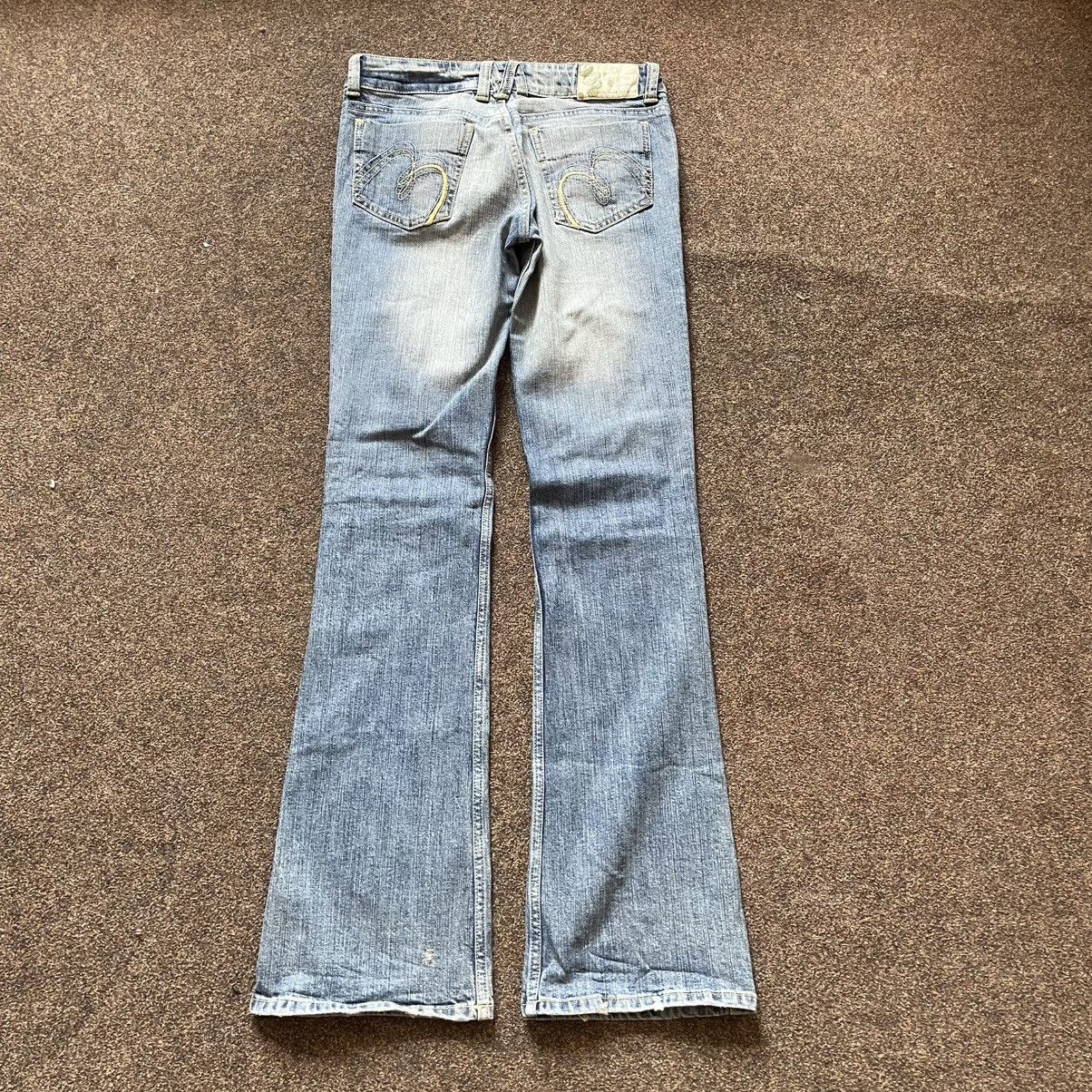 Vintage Y2K Vintage Flared Bootcut Jeans Sun Faded Grunge Baggy 33 Size 33" - 2 Thumbnail