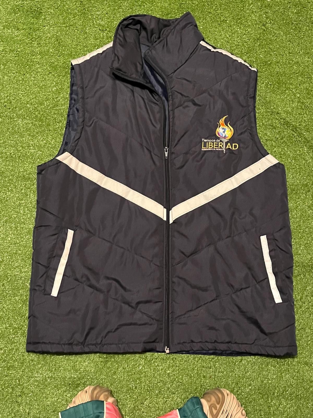 Other Men's Black Puffer Vest with Embroidered Logos Size US M / EU 48-50 / 2 - 2 Thumbnail