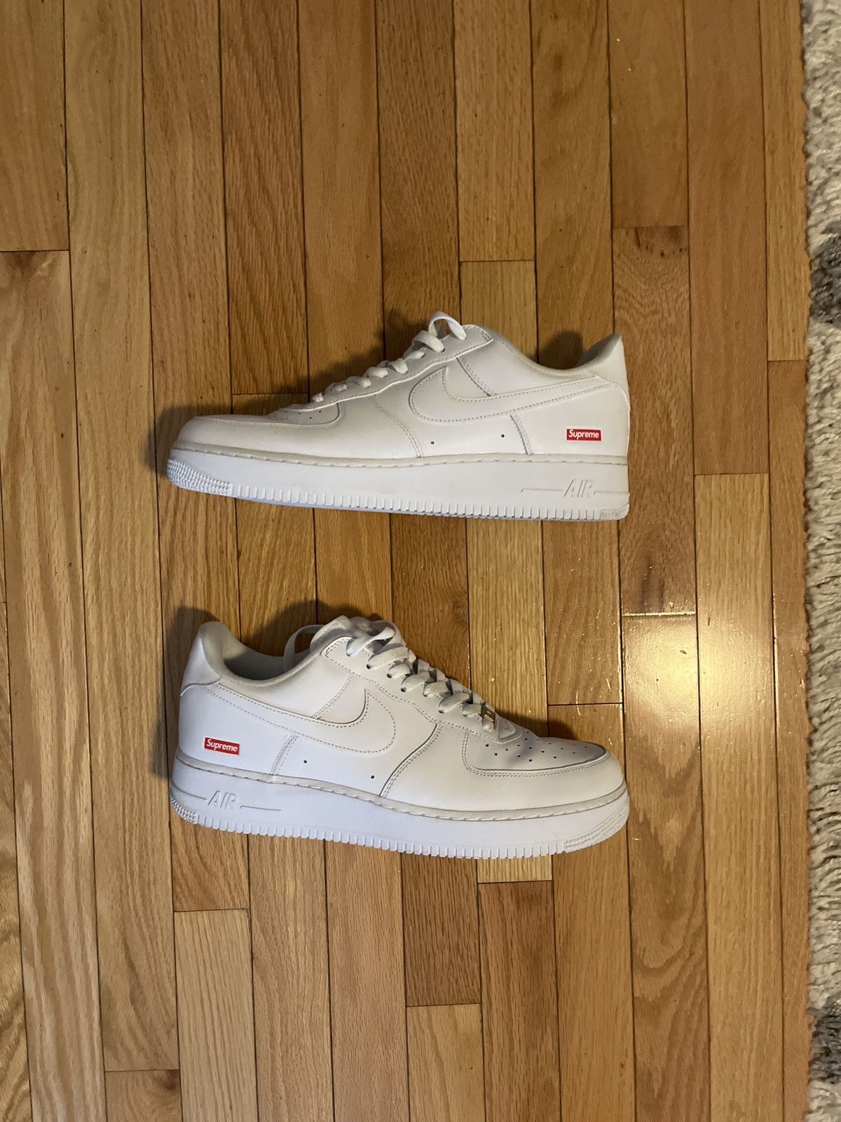 Nike × Supreme Supreme Air Force Ones 8/10 condition OG all Size US 12 / EU 45 - 1 Thumbnail
