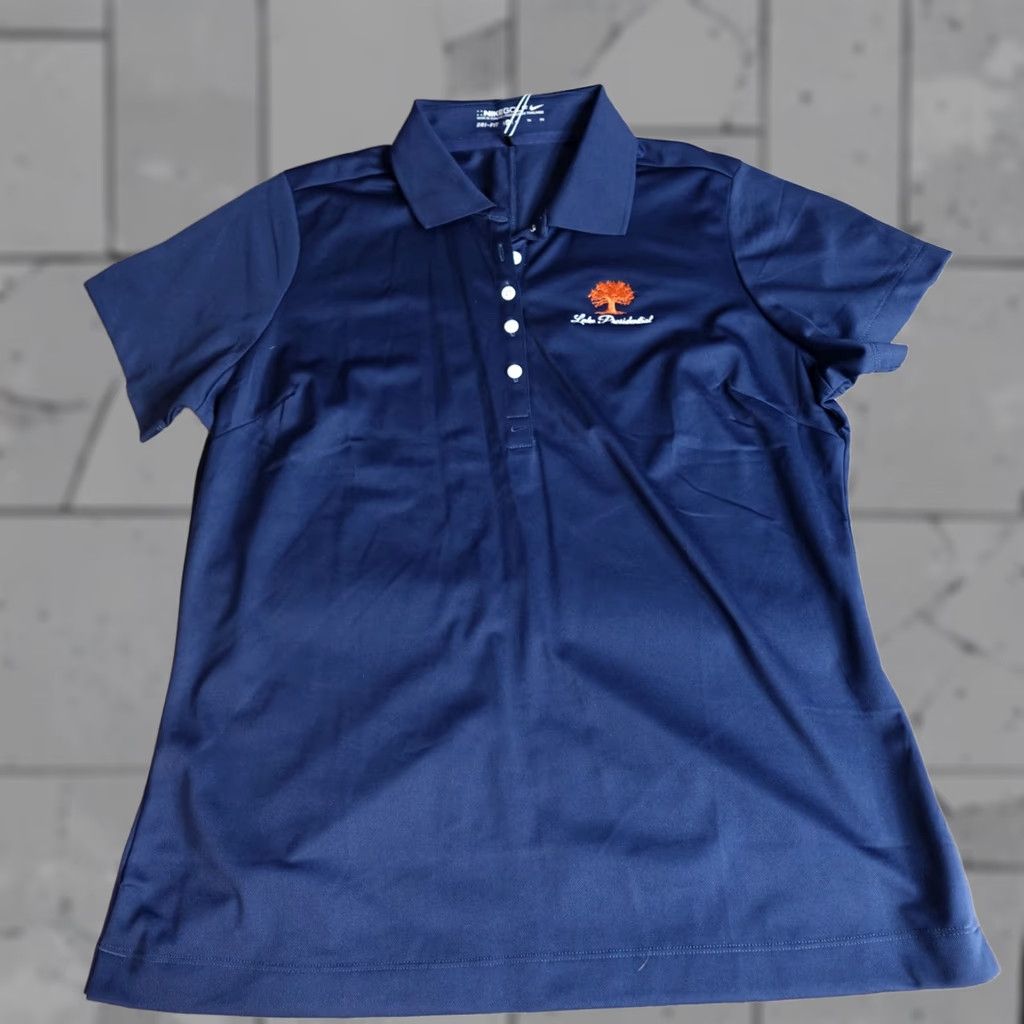 Nike Nike Womens Polo Shirt XL Blue Lake Embroidered NEW 394665-419 Polo Womens XL Blue Embroidered Nike Shirt Size XL / US 12-14 / IT 48-50 - 1 Thumbnail