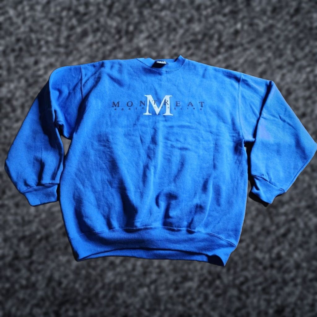 Vintage VINTAGE Montreat NC Blue Travel Sweatshirt Adult XL Unisex Size US XL / EU 56 / 4 - 1 Thumbnail
