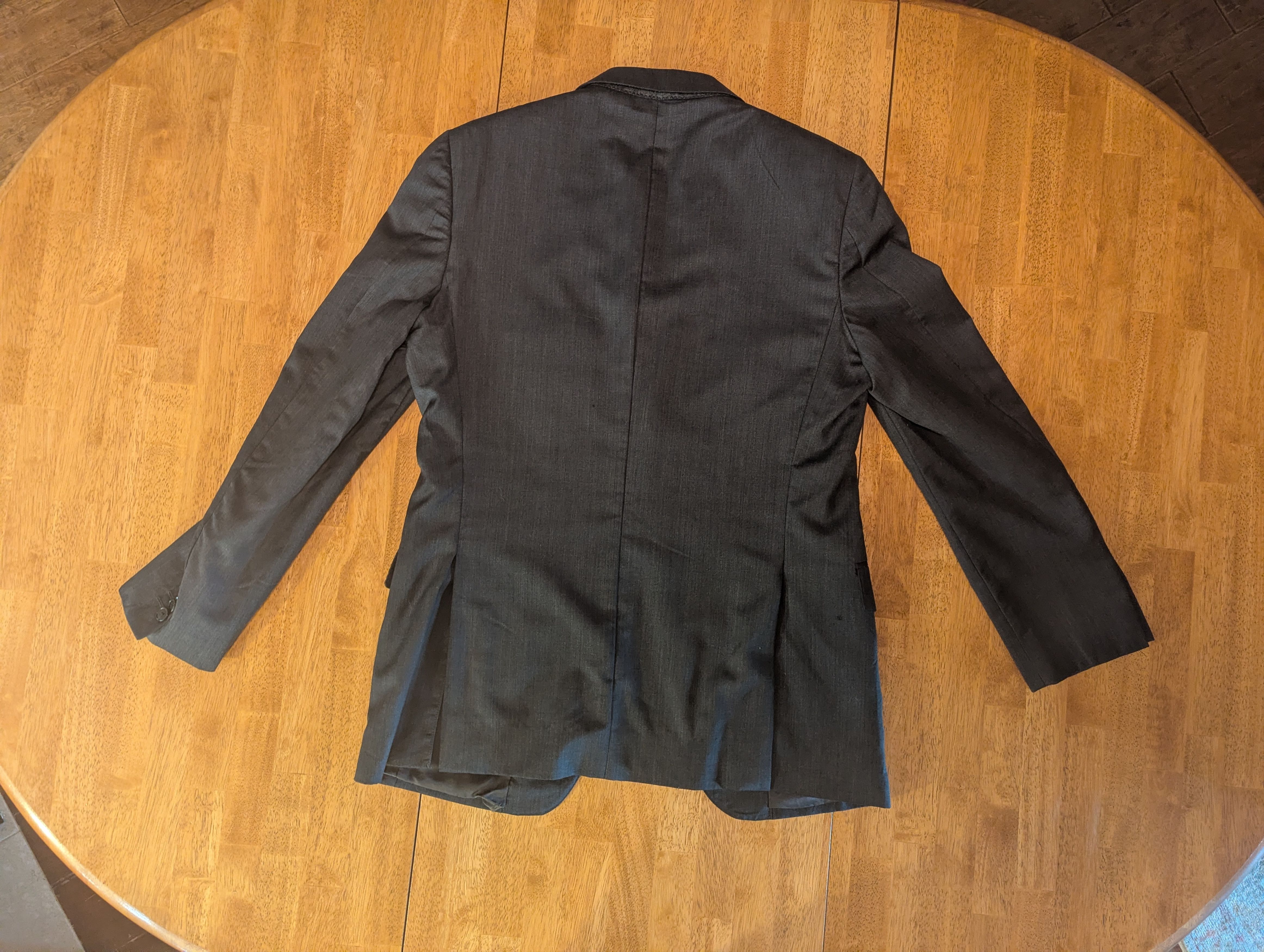 Saks Fifth Avenue Saks Fifth Avenue / Zegna fabric Gray jacket Size 40R - 2 Thumbnail