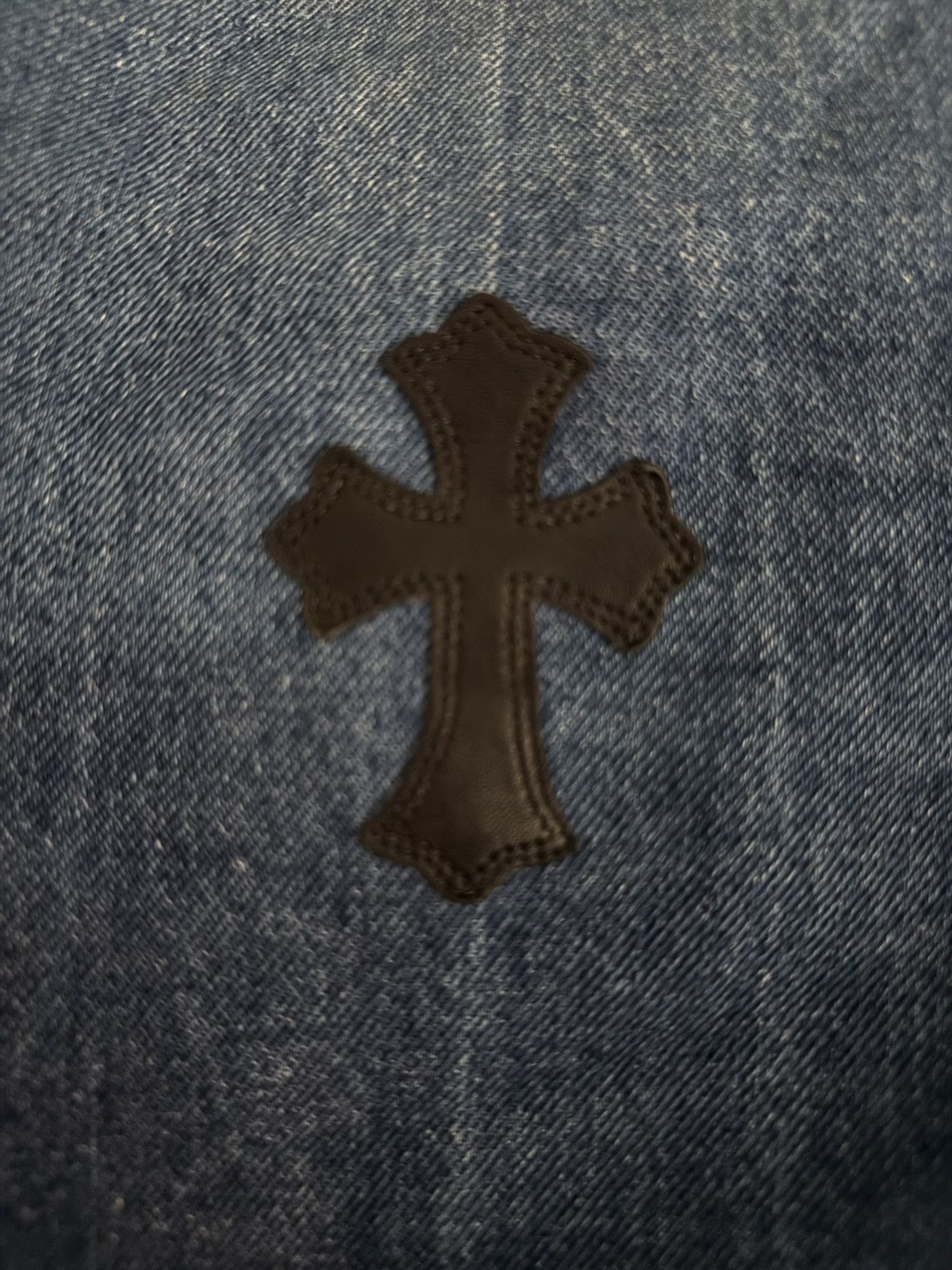 Chrome Hearts SUPER RARE! Chrome Hearts Levi's 517 Black Cross Patch Jeans Size US 33 - 16 Thumbnail