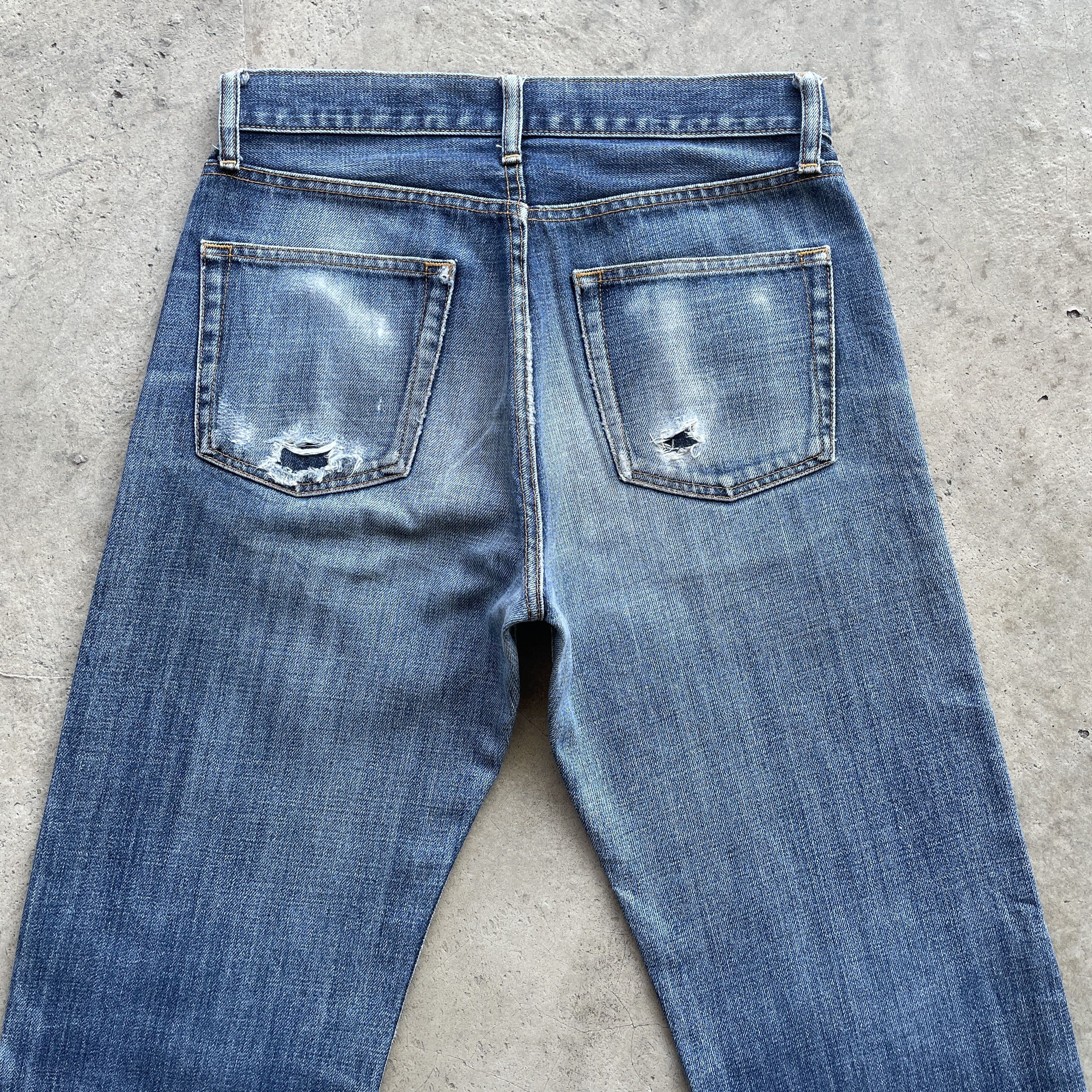 Japanese Brand Vintage Japanese Brand Denim Jeans Faded Pants W29x28 Size US 29 - 9 Thumbnail