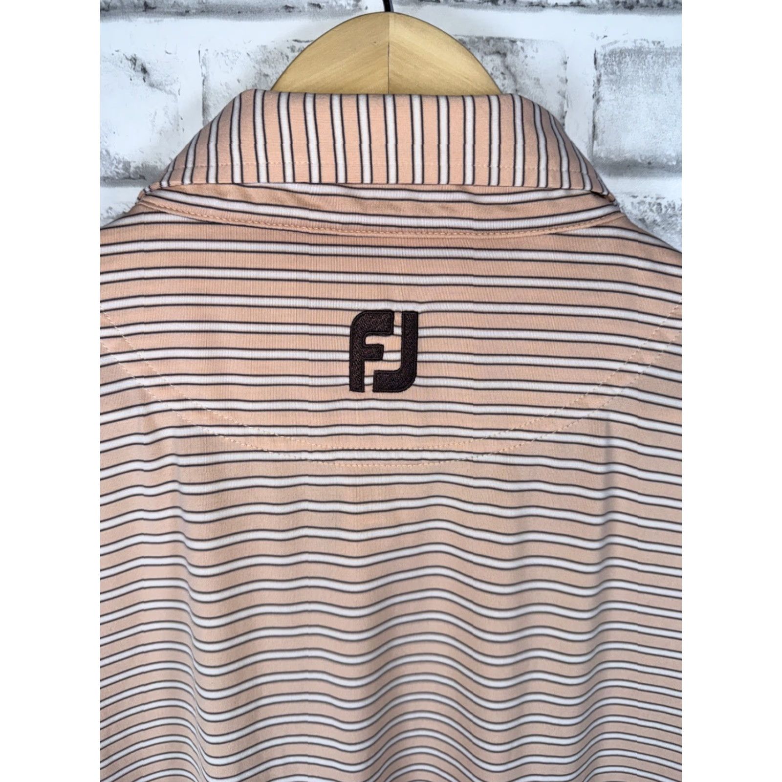 Footjoy FootJoy Polo Shirt Mens XL Striped Golf Performance Size US XL / EU 56 / 4 - 6 Thumbnail