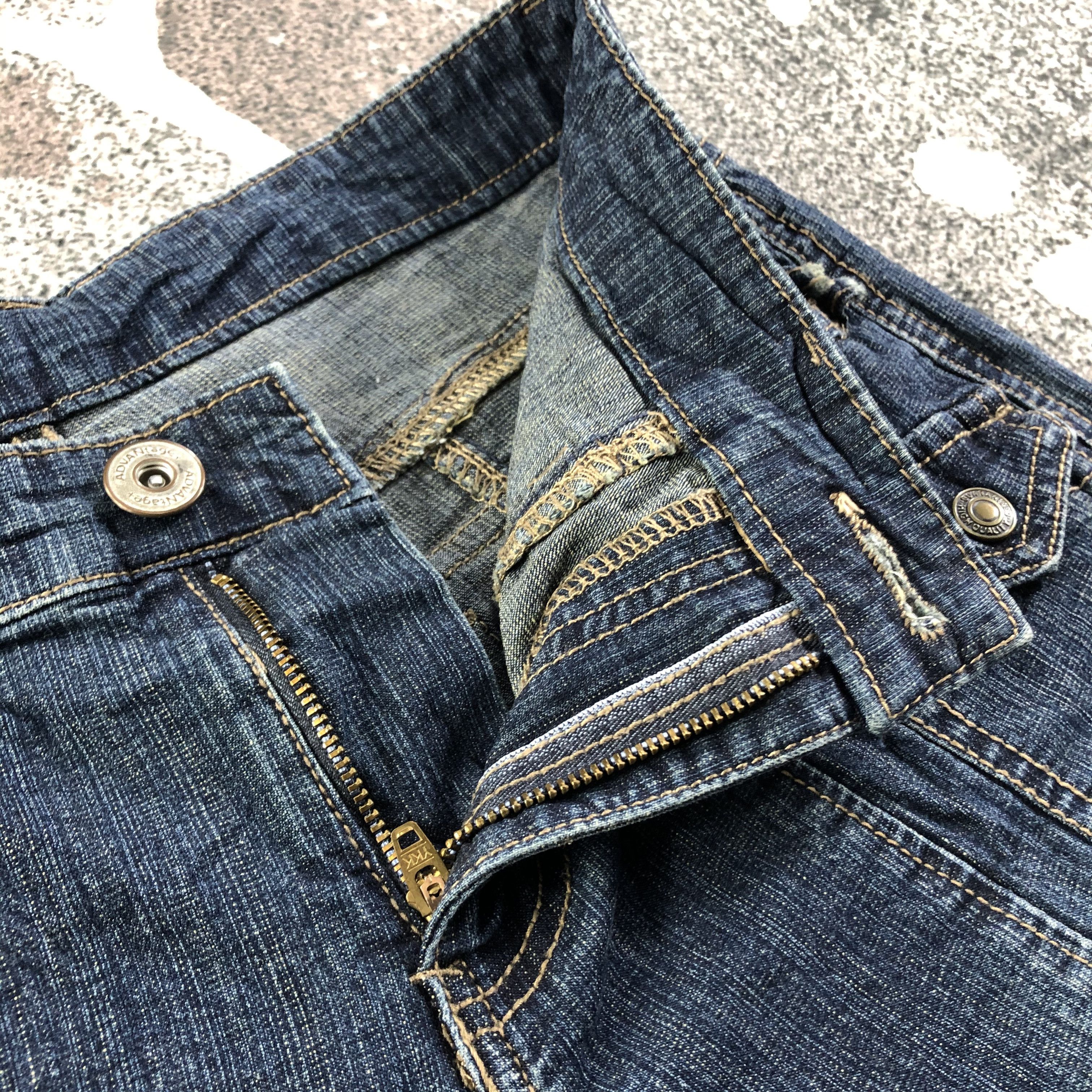 Japanese Brand Japanese Brand Advantage Jeans Blue Flare Denim KJ1813 Size 30" / US 8 / IT 44 - 6 Thumbnail