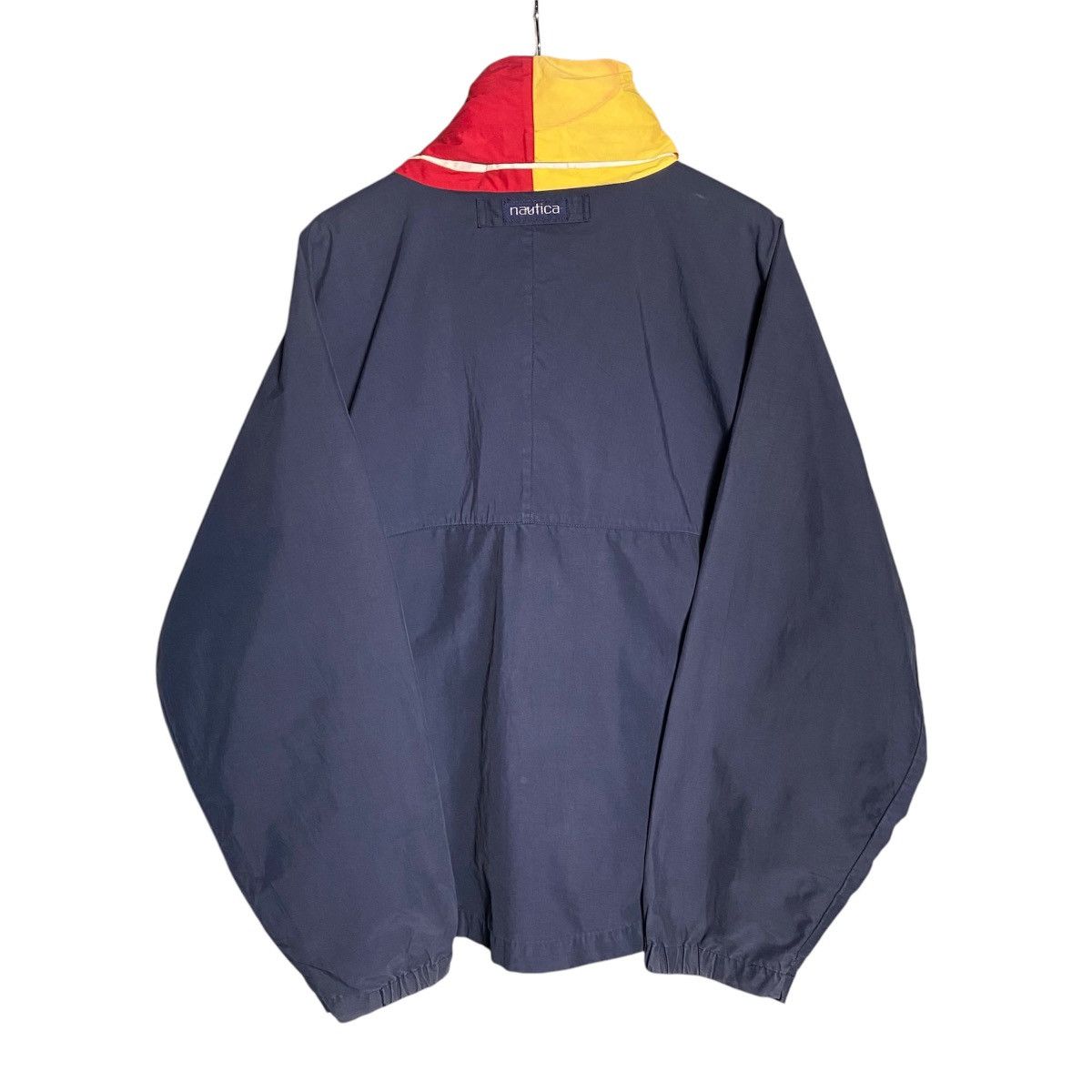 Nautica × Vintage Vintage 90s Nautica Windbreaker Hoodie Jacket Size US XL / EU 56 / 4 - 2 Thumbnail