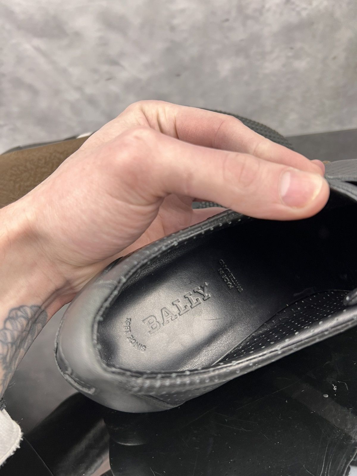 Bally Bally Free-M Black Leather Sneakers Men’s Size US 9.5 | 42.5 Size US 9.5 / EU 42-43 - 12 Thumbnail