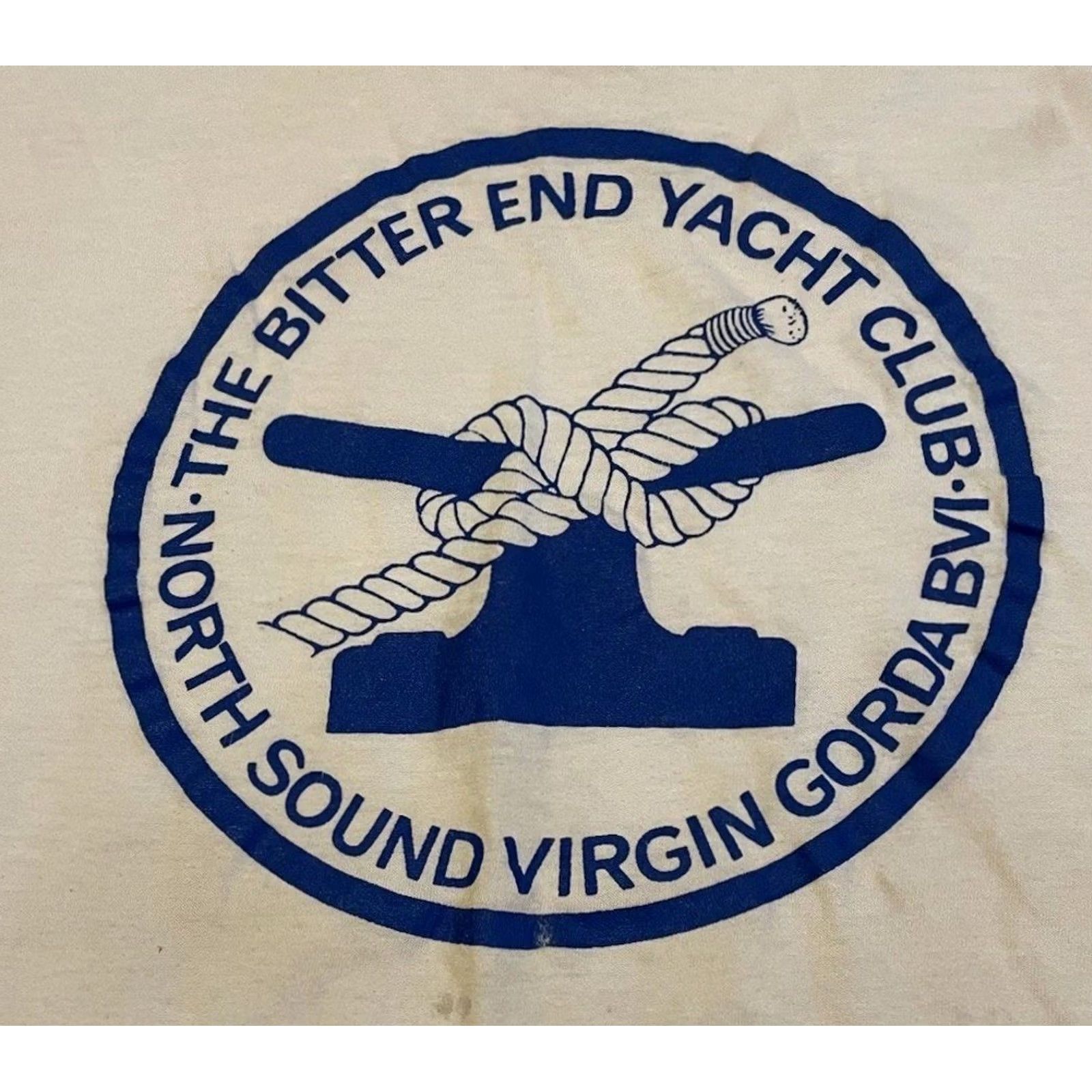 Vintage VINTAGE Bitter End Yacht Club Shirt M White_distressed 70s 80s Grunge Beach Surf Nautical Ocean Pacific California USA Mens T-Shirt Size US M / EU 48-50 / 2 - 2 Thumbnail