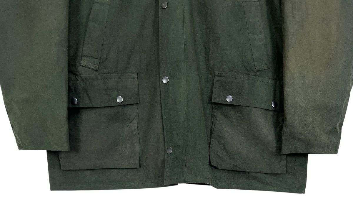 Barbour Vintage Open Green Waxed Jacket Size US XXL / EU 58 / 5 - 6 Thumbnail