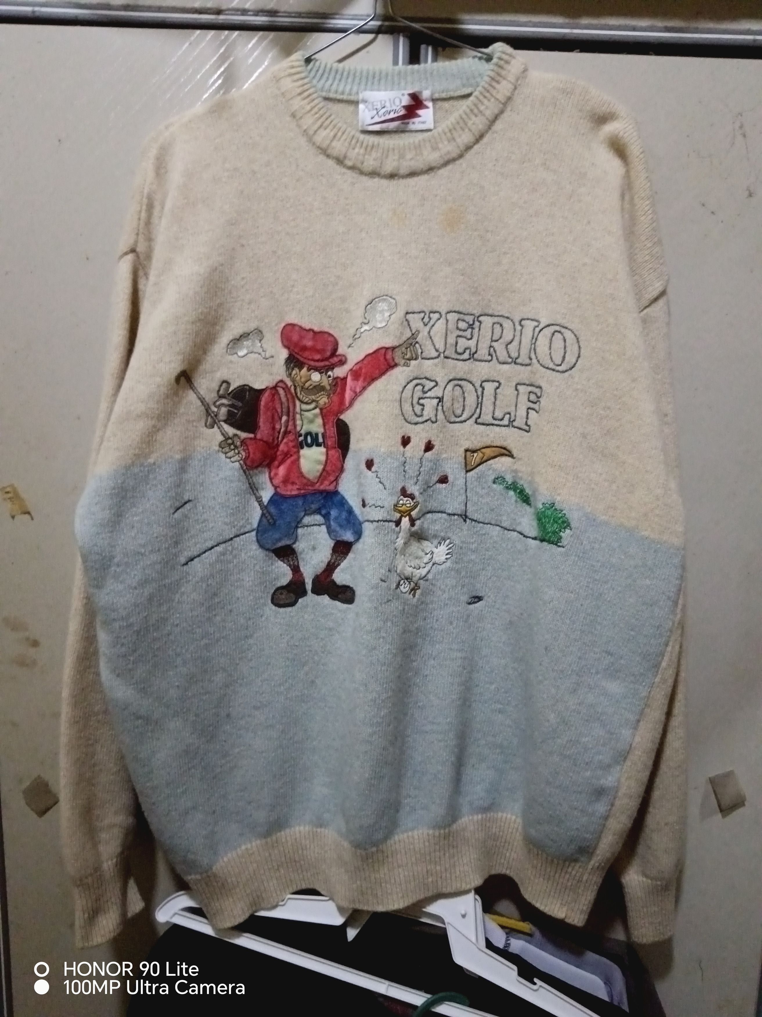 Vintage KNITWEAR XERIO golf VINTAGE Size US XL / EU 56 / 4 - 1 Thumbnail