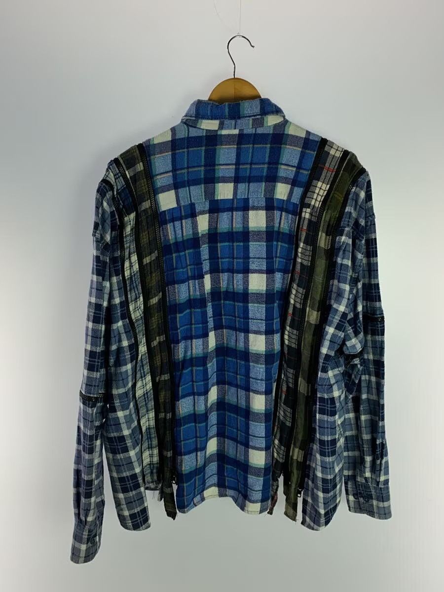 Needles Reconstructed Rebuild Flannel Button Shirt Size US XL / EU 56 / 4 - 2 Thumbnail