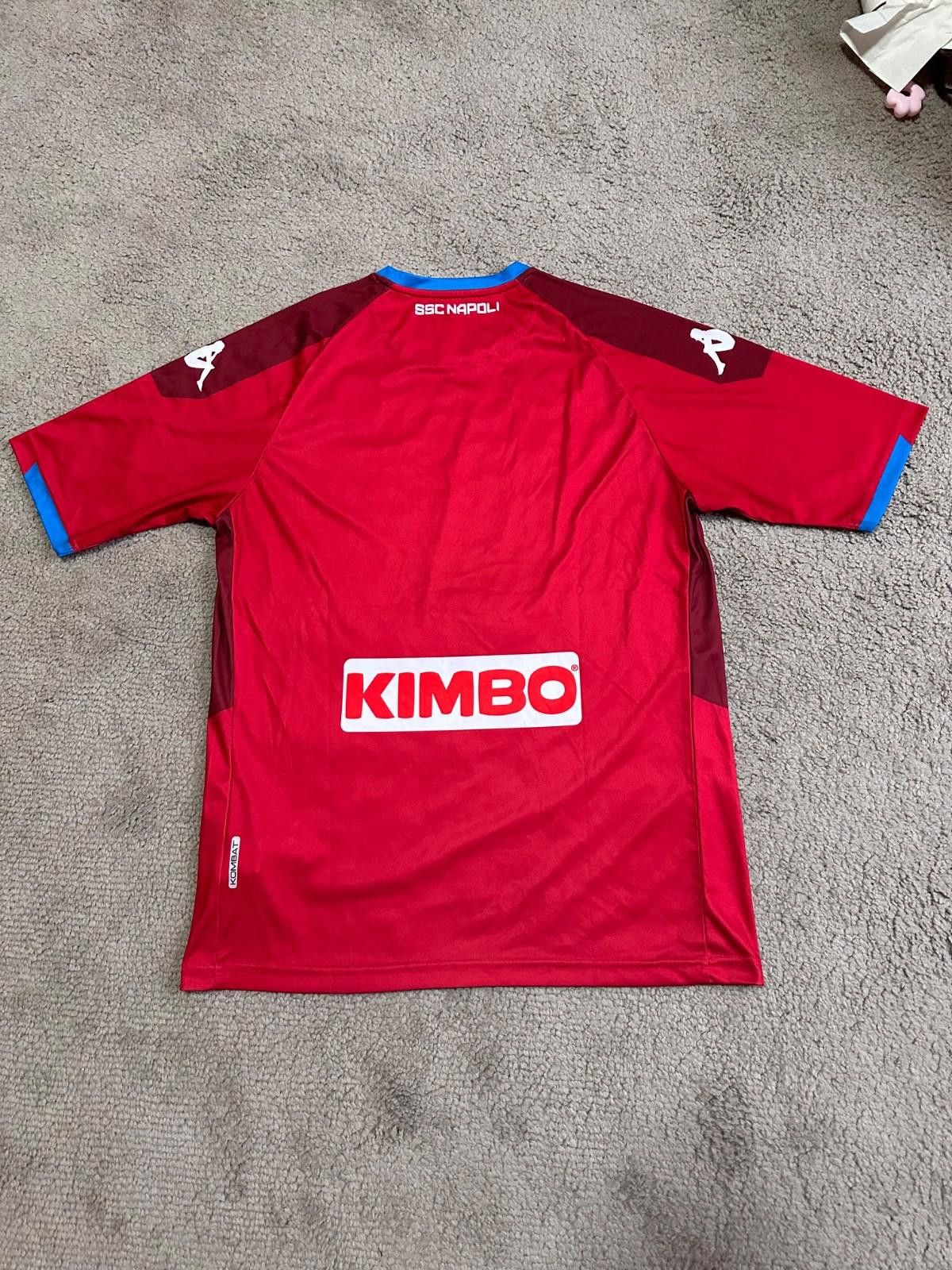 Kappa Kappa SSC Napoli 2019/20 GK Football Shirt Soocer Jersey Size US XXL / EU 58 / 5 - 7 Thumbnail