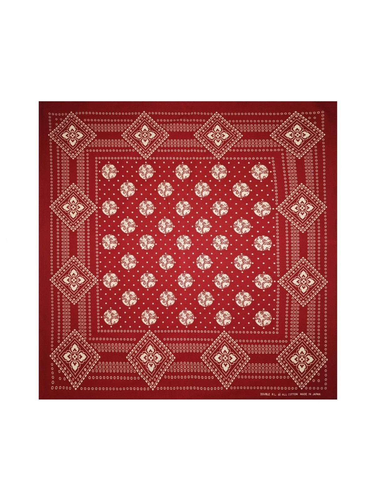 RRL Ralph Lauren RRL Bandana COTTON Scarf handkerchief Size ONE SIZE - 1 Thumbnail