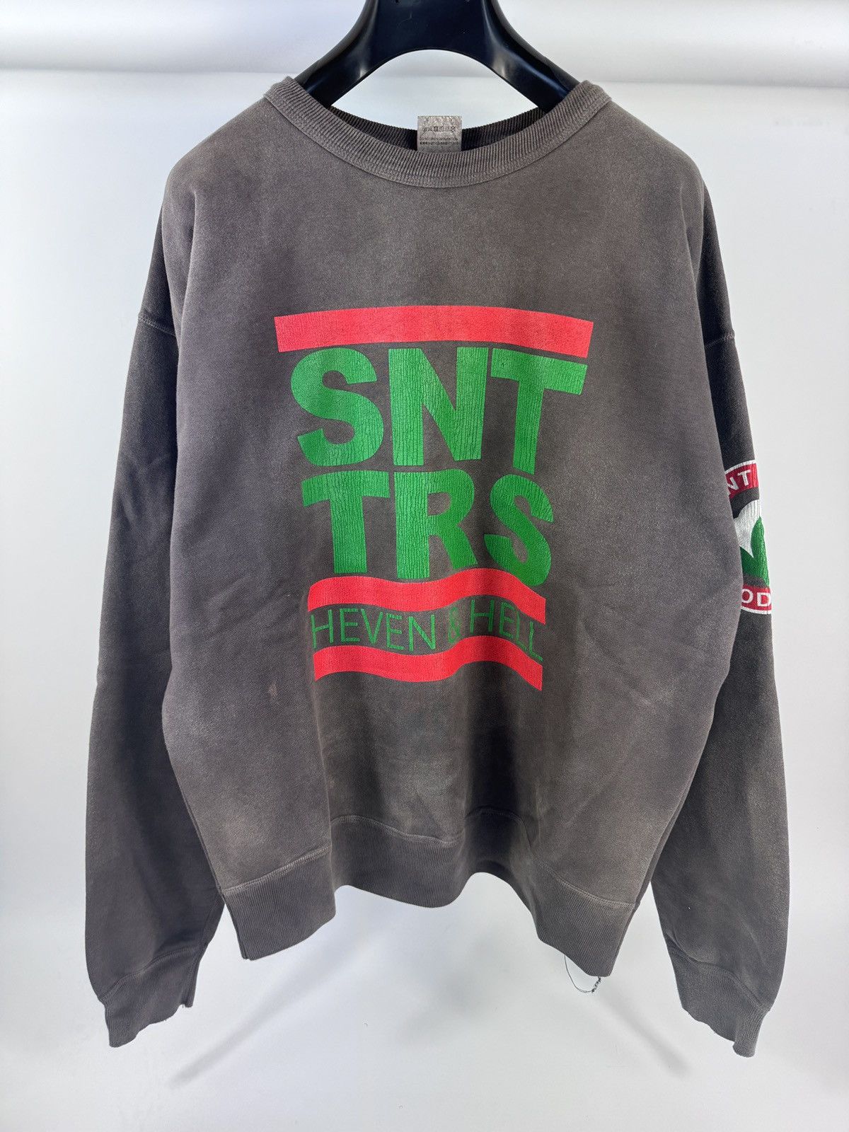 DENIM TEARS × Saint Michael LOGO PRINT SWEATSHIRT Size US L / EU 52-54 / 3 - 1 Thumbnail