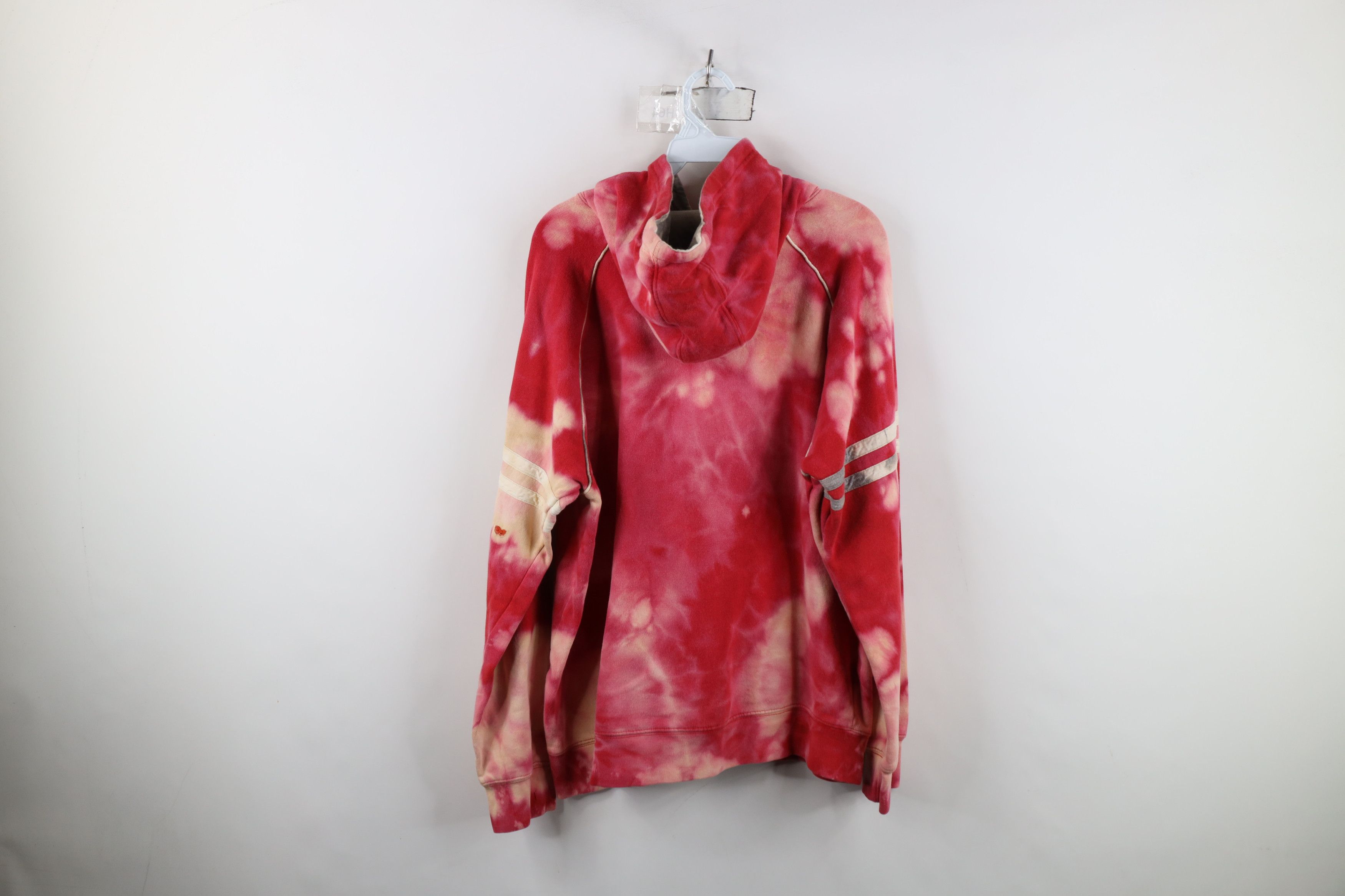 Nautica Vintage 90s Nautica Spell Acid Wash Hoodie Sweatshirt Red Size US M / EU 48-50 / 2 - 11 Thumbnail