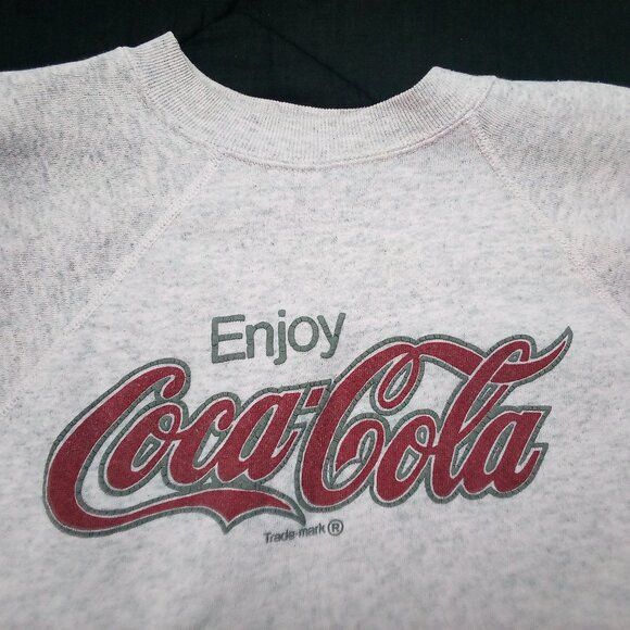 Coca Cola × Vintage Vintage Enjoy Coca-Cola Crewneck Sweatshirt Size US L / EU 52-54 / 3 - 1 Thumbnail