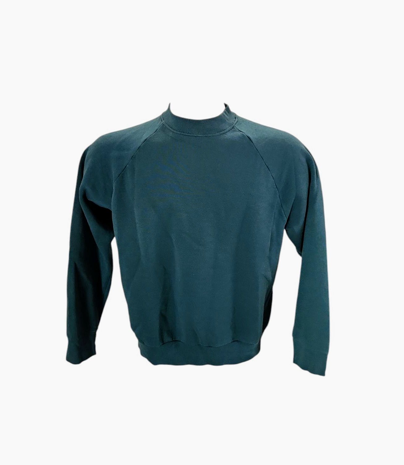 Fruit Of The Loom × Vintage Fruit of the Loom FOTL Vintage Blank Crewneck Sweater Teal Size US M / EU 48-50 / 2 - 1 Thumbnail
