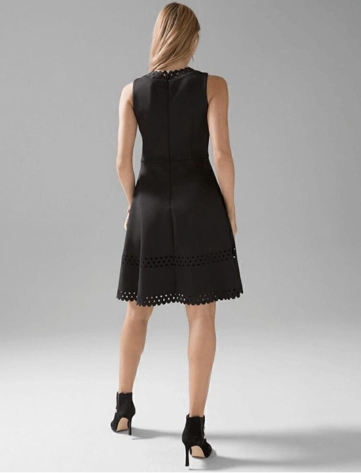 Other WHBM Black SL Scuba Dress with Geometric Cutouts Size 6 NWT Size M / US 6-8 / IT 42-44 - 6 Thumbnail