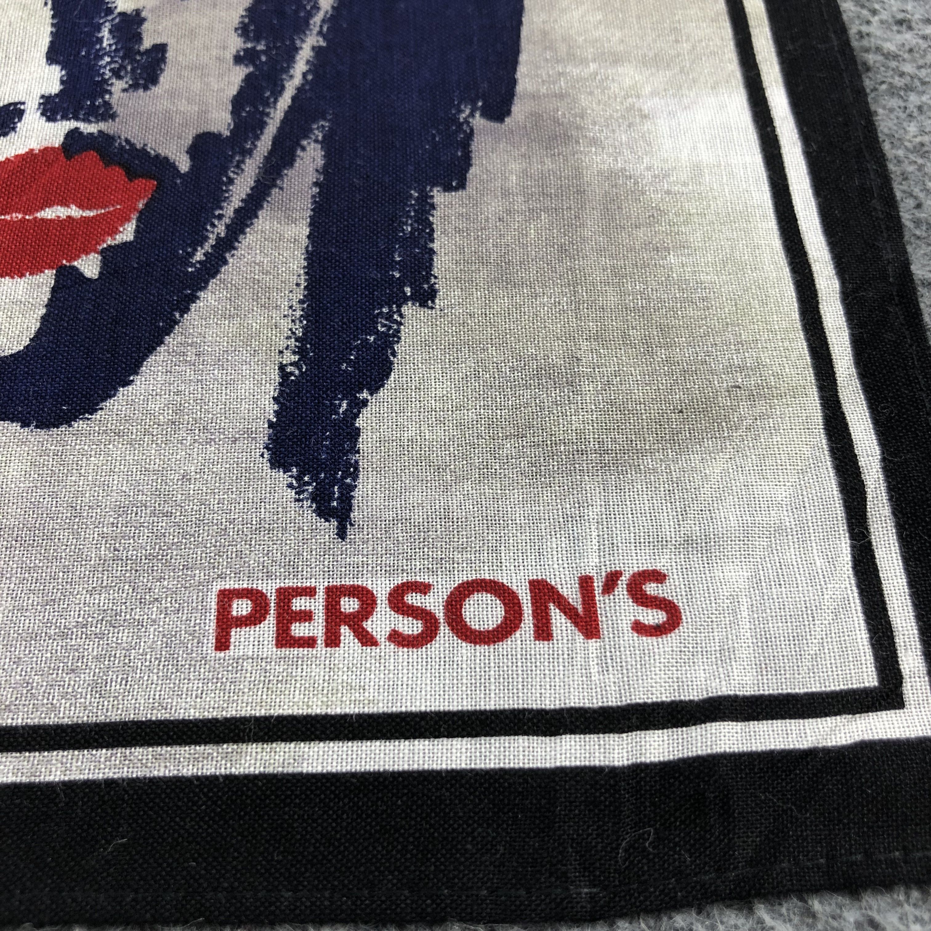 PERSON'S Person's Handkerchief Neckerchief Bandana H1314 Size ONE SIZE - 3 Thumbnail