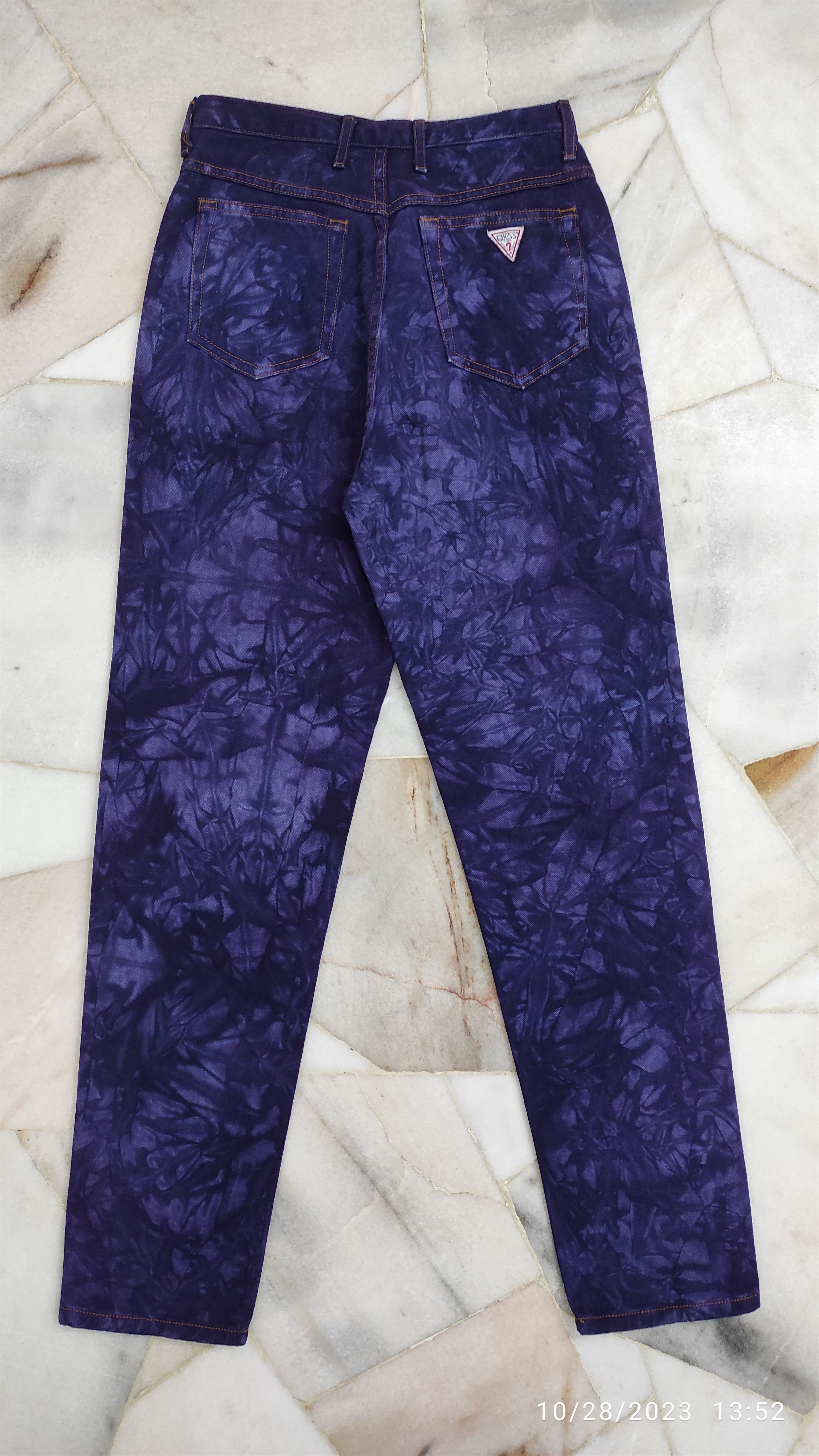 Georges Marciano 90's GUESS BY GEORGES MARCIANO Unique Art Boy friend Jeans Size 27" / US 4 / IT 40 - 10 Thumbnail